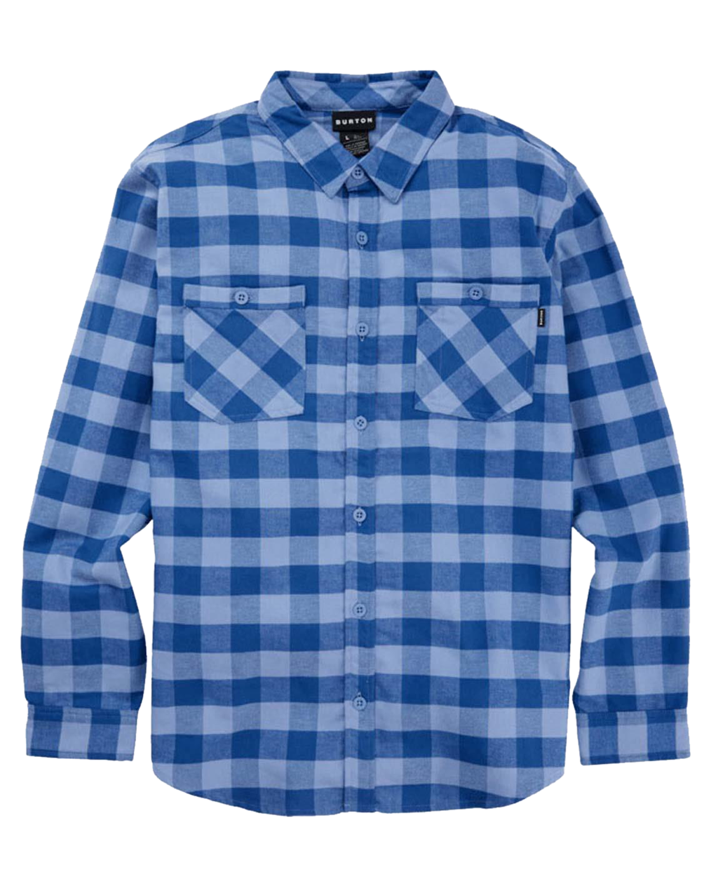 Burton Men s Favorite Long Sleeve Flannel Slate Blue Buffalo