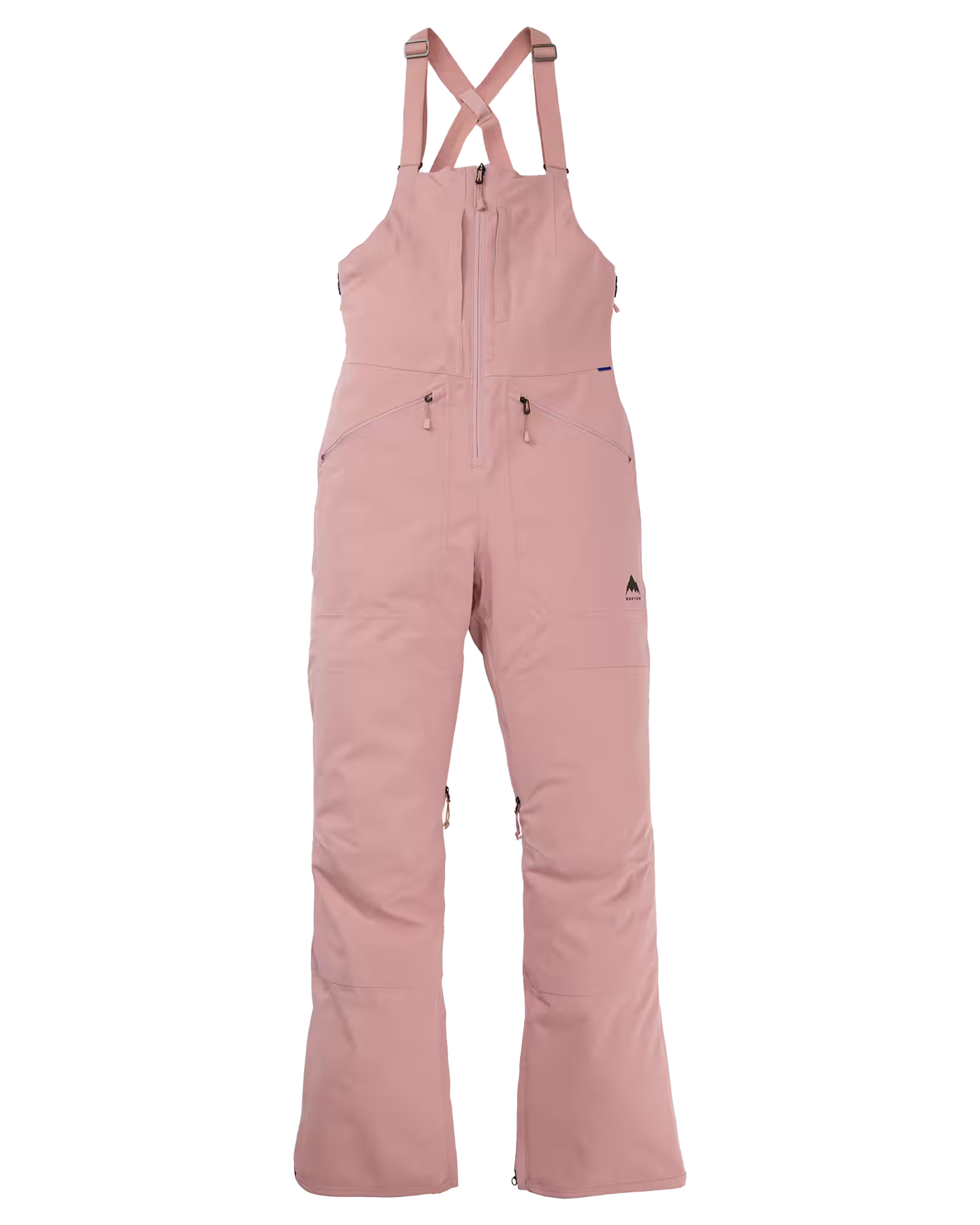 Burton Women s Reserve Stretch 2L Bib Snow Pants Powder Blush