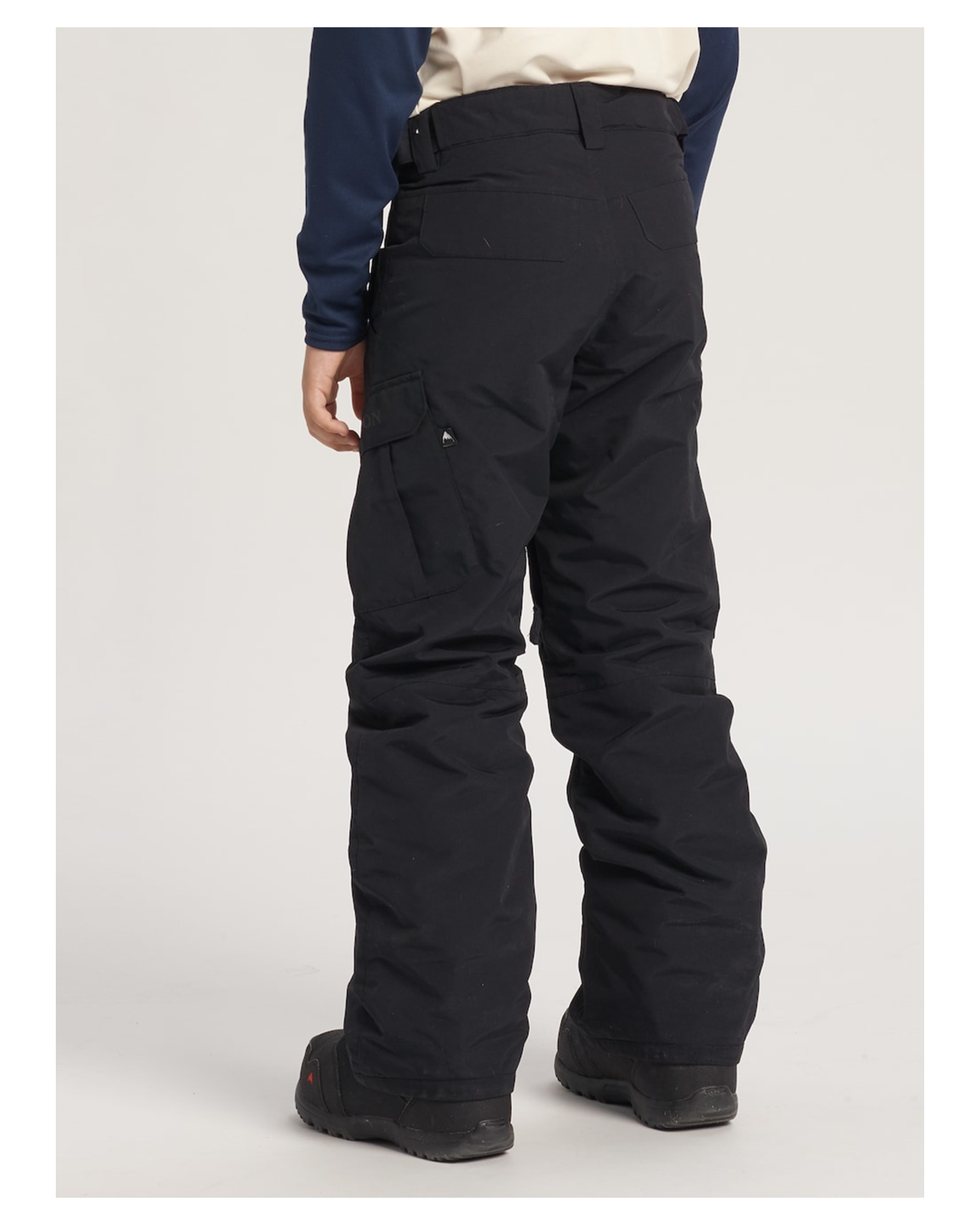 Burton Kids' Exile 2L Cargo Snow Pants - True Black Snow Pants - Trojan Wake Ski Snow