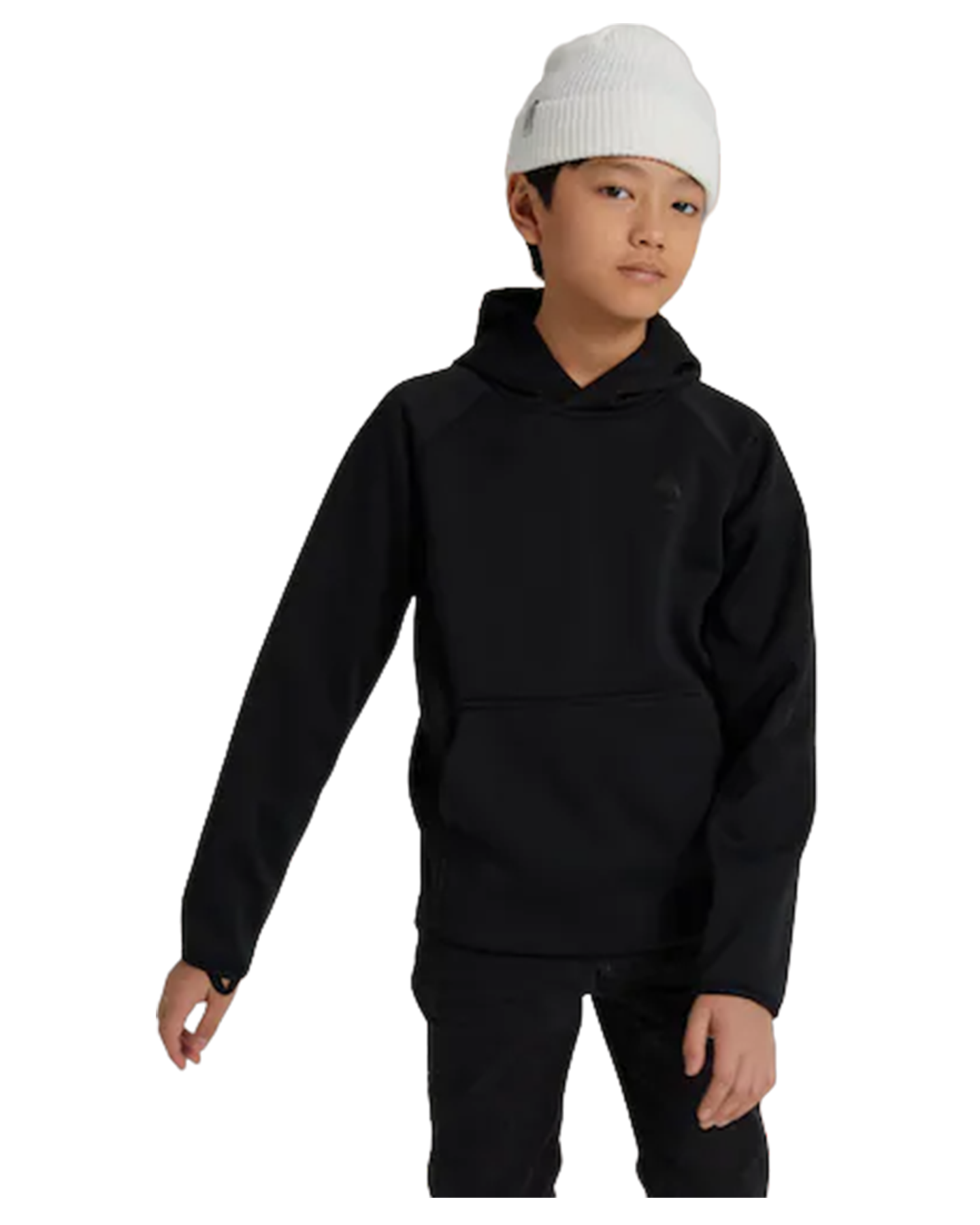 Burton Kids' Crown Weatherproof Pullover Fleece - True Black Hoodies & Sweatshirts - Trojan Wake Ski Snow