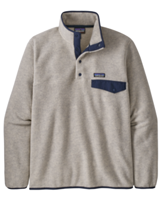 Patagonia Light Weight Synch Snap-T Pullover - Oatmeal Heather Hoodies & Sweatshirts - Trojan Wake Ski Snow