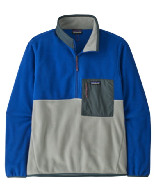 Patagonia Microdini 1/2 Zip Pullover - Sleet Green Hoodies & Sweatshirts - Trojan Wake Ski Snow