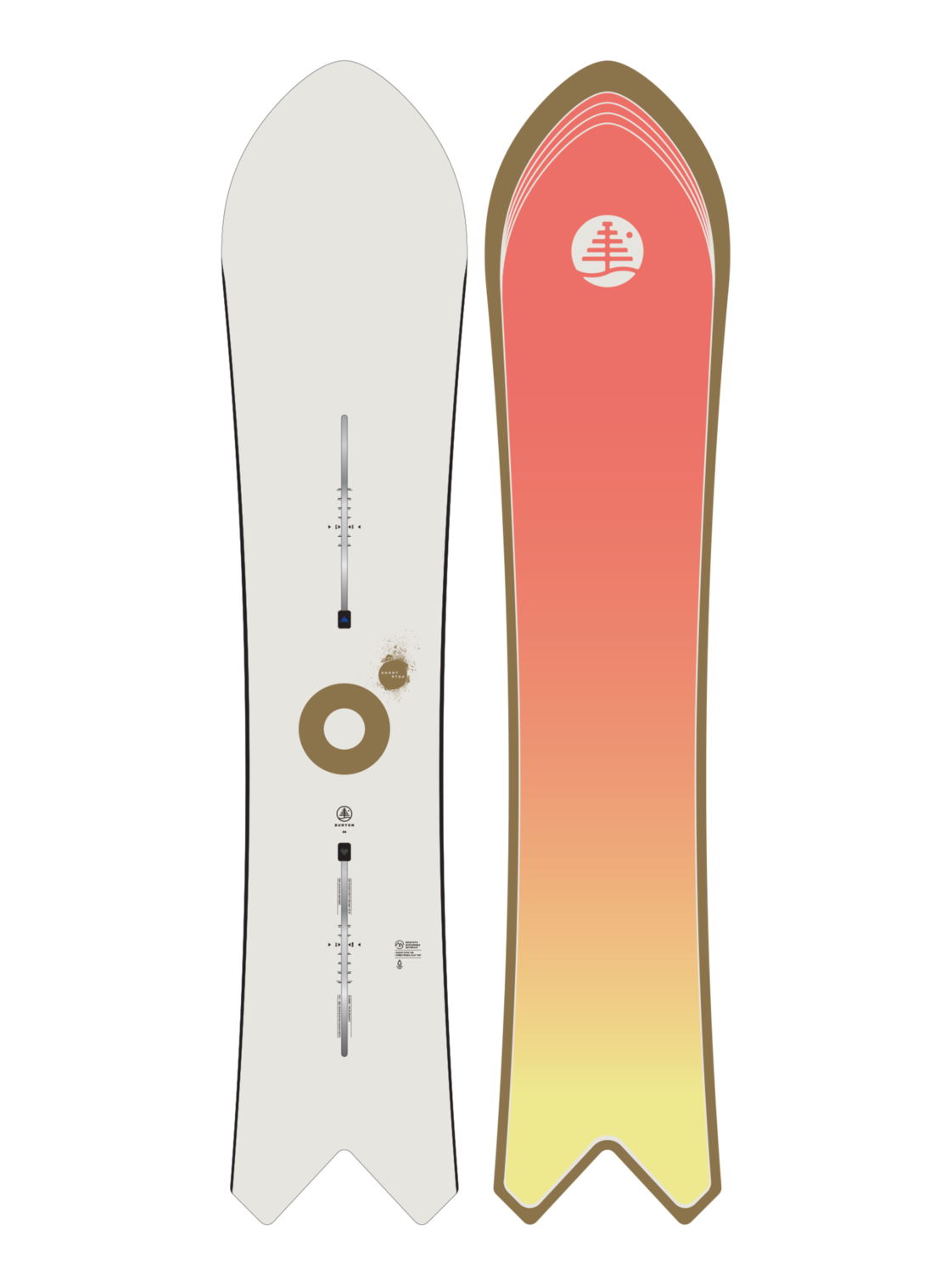 Burton Family Tree Short Stop Snowboard - 2024 Snowboards - Trojan Wake Ski Snow