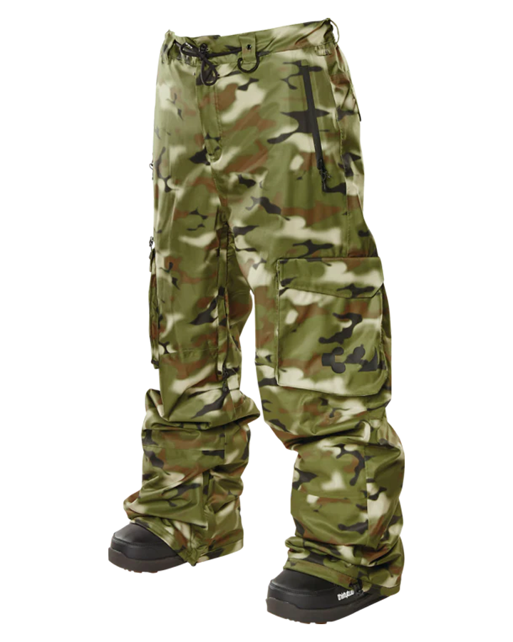 Thirtytwo Blahzay Cargo Snow Pant - Camo - 2023 Snow Pants - Trojan Wake Ski Snow