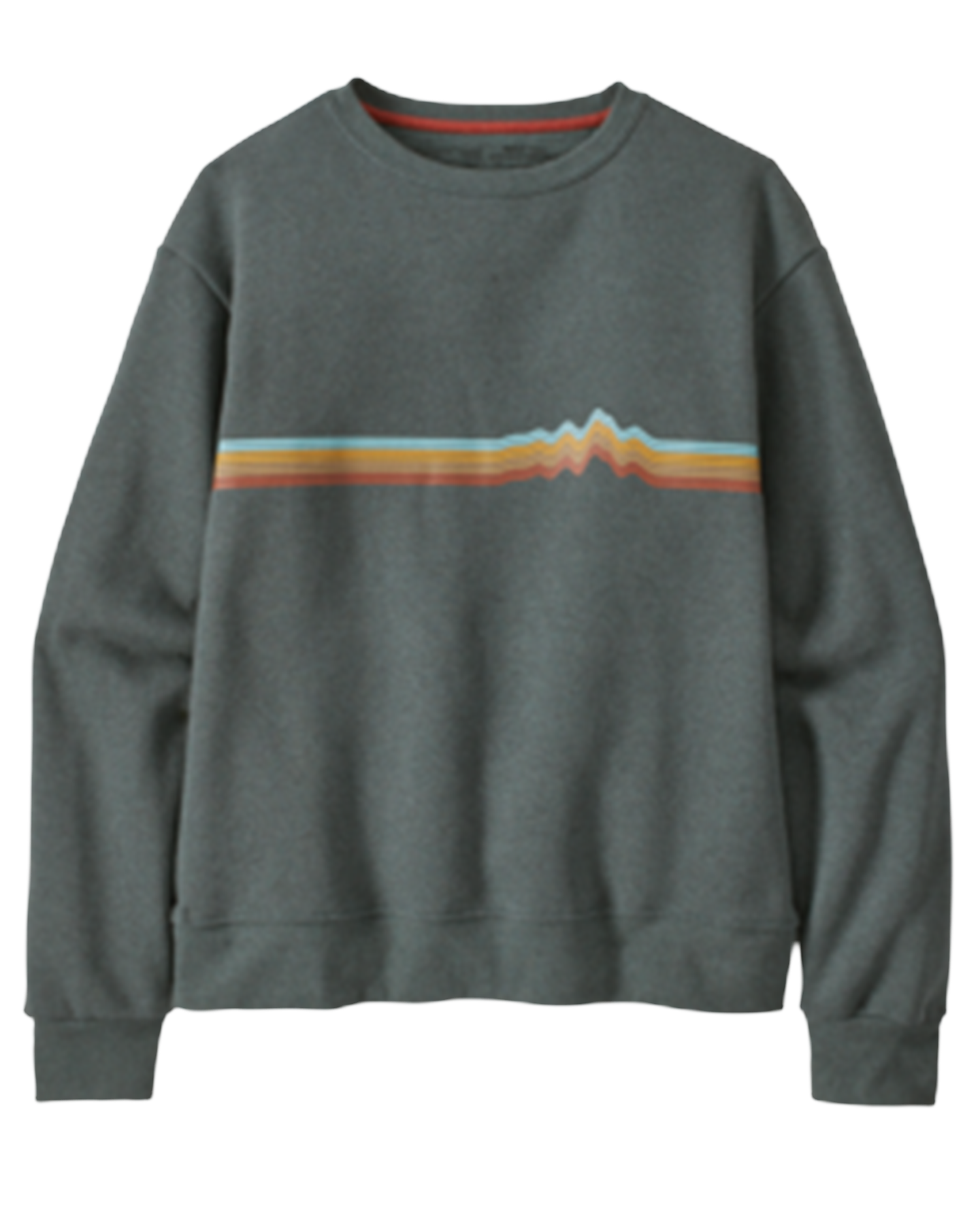 Patagonia Women's Ridge Rise Stripe Uprisal Crew Sweatshirt - Nouveau Green Hoodies & Sweatshirts - Trojan Wake Ski Snow