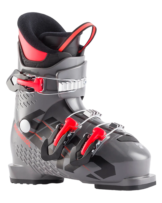 Rossignol Hero J3 Kid's Ski Boots - Meteor Grey - 2023 Snow Ski Boots - Trojan Wake Ski Snow