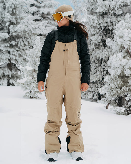 Burton Women's [ak]® Kimmy Gore-Tex 2L Bib Snow Pants - Kelp Women's Snow Bibs - Trojan Wake Ski Snow