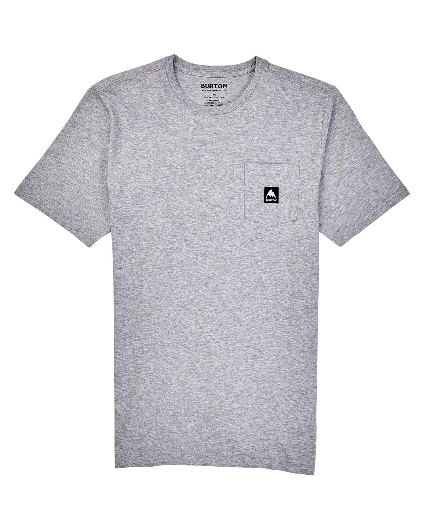 Burton Colfax Short Sleeve T-Shirt - Gray Heather Shirts & Tops - Trojan Wake Ski Snow