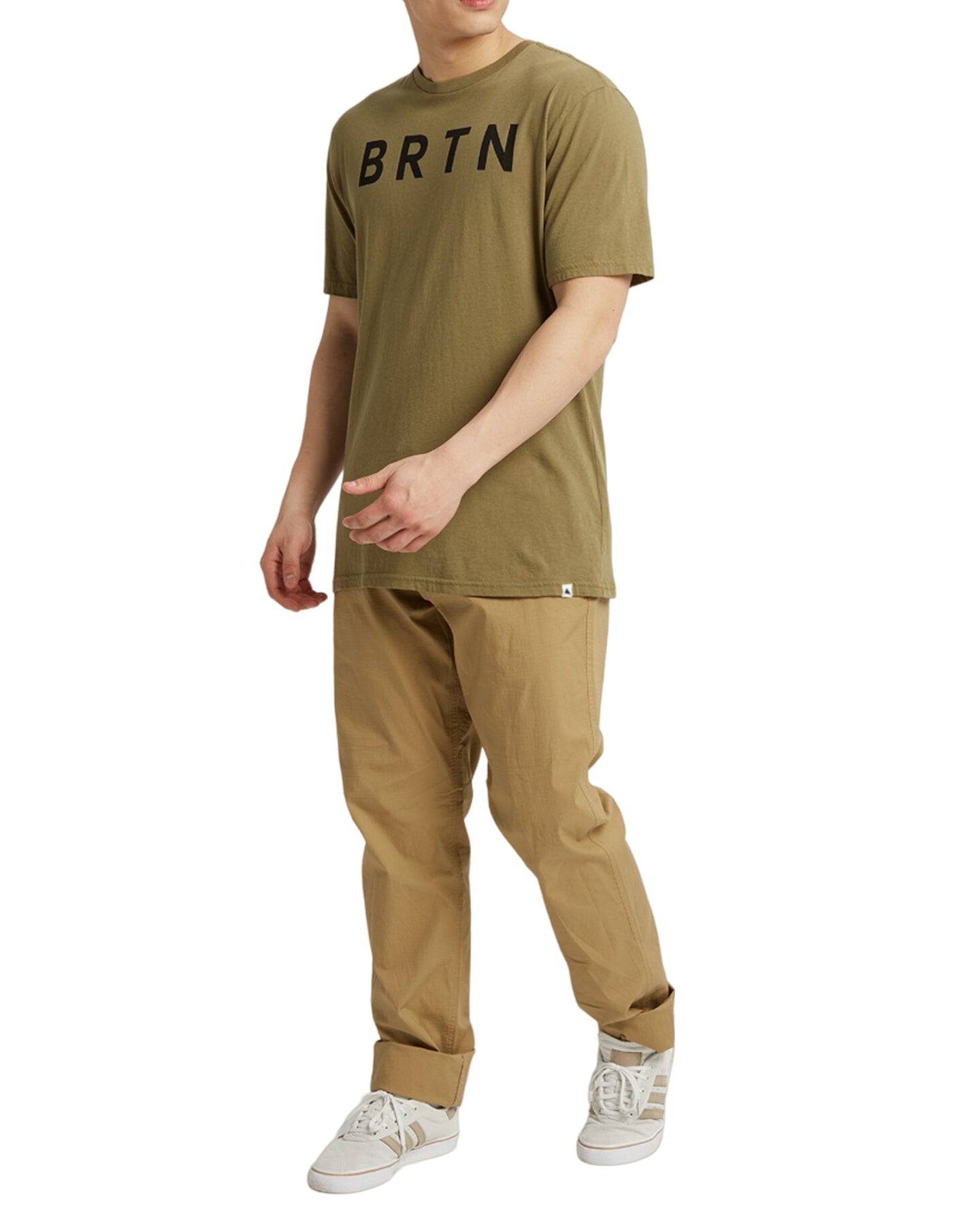 Burton Brtn Short Sleeve T-Shirt - Martini Olive Shirts & Tops - Trojan Wake Ski Snow