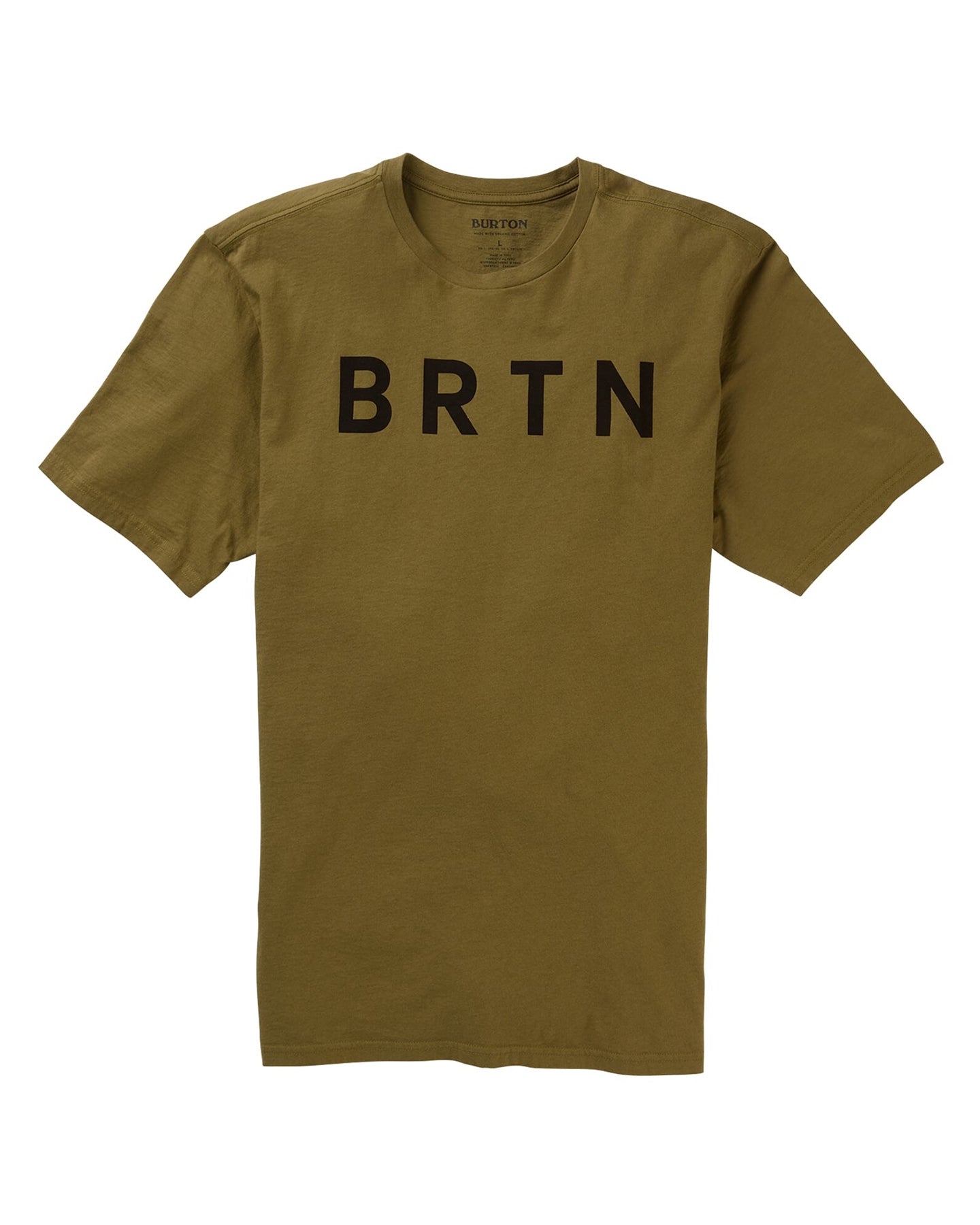 Burton Brtn Short Sleeve T-Shirt - Martini Olive Shirts & Tops - Trojan Wake Ski Snow