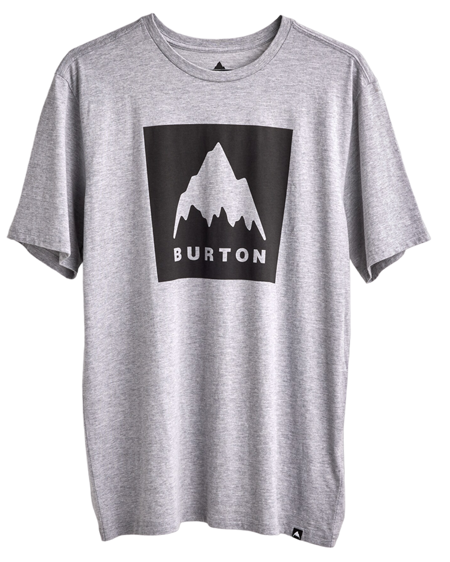 Burton Classic Mountain High Short Sleeve T-Shirt - Gray Heather Shirts & Tops - Trojan Wake Ski Snow