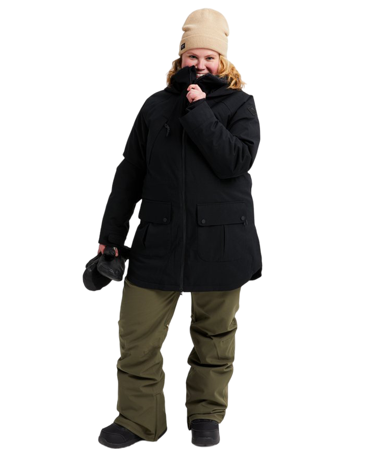 Burton Womens Prowess Jacket - True Black Snow Jackets - Trojan Wake Ski Snow