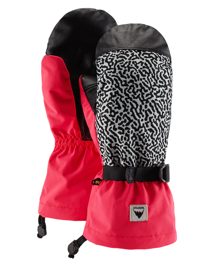 Burton Hi-Five Snow Mittens - PJ Print / Potent Pink - 2023 Snow Gloves & Mittens - Trojan Wake Ski Snow