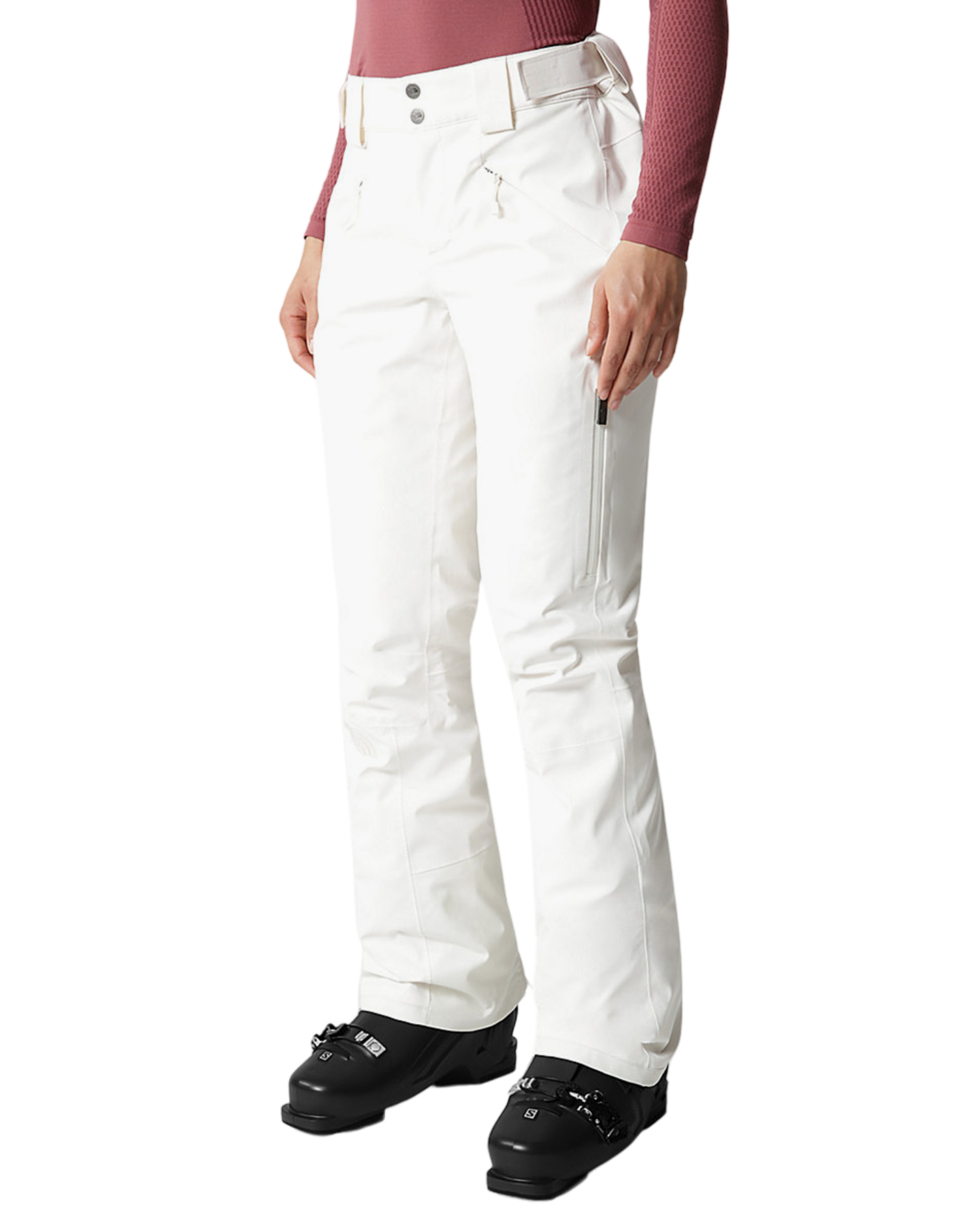 The North Face Women's Lenado Snow Pant - Gardenia White Snow Pants - Trojan Wake Ski Snow