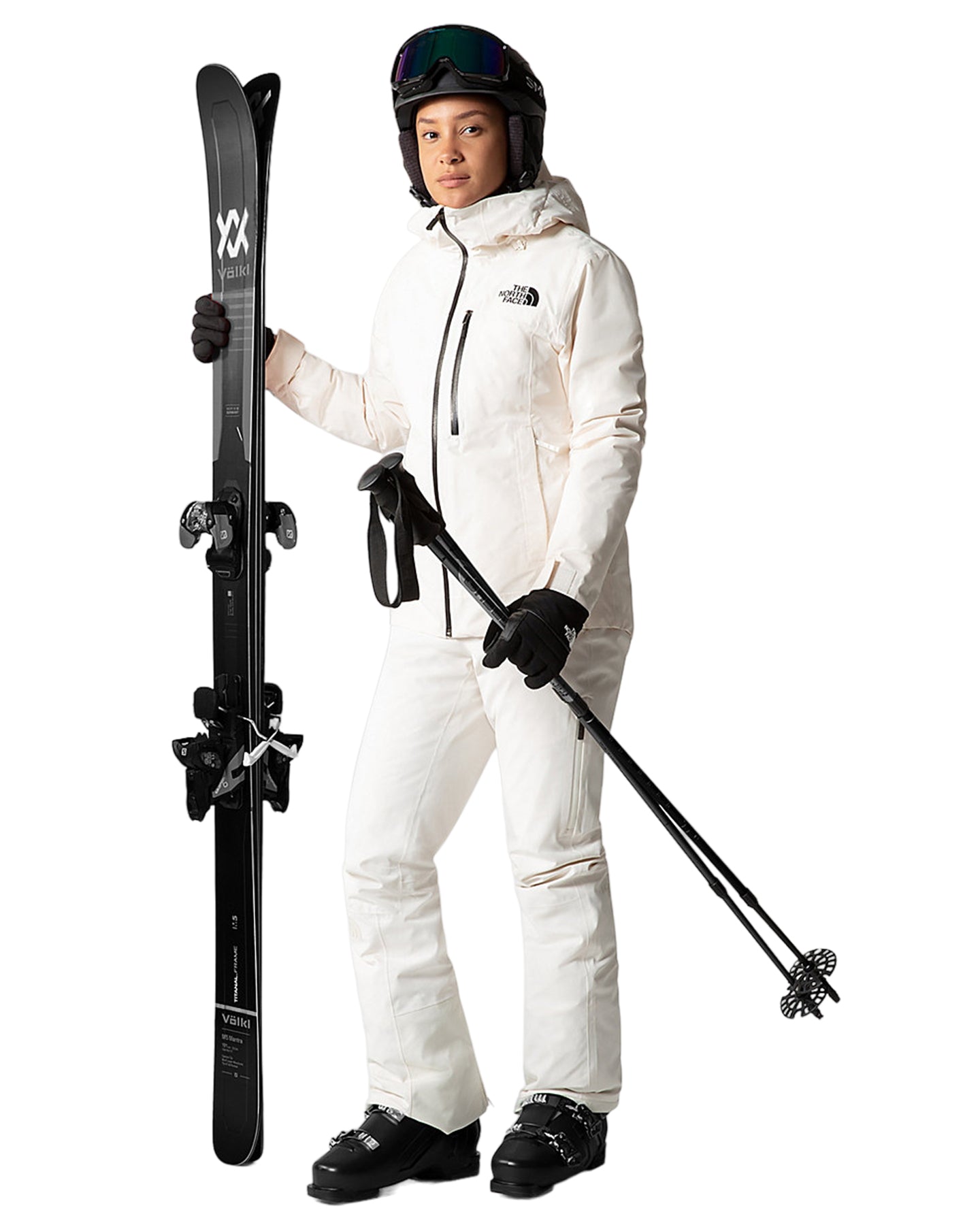 The North Face Women's Lenado Snow Pant - Gardenia White Snow Pants - Trojan Wake Ski Snow