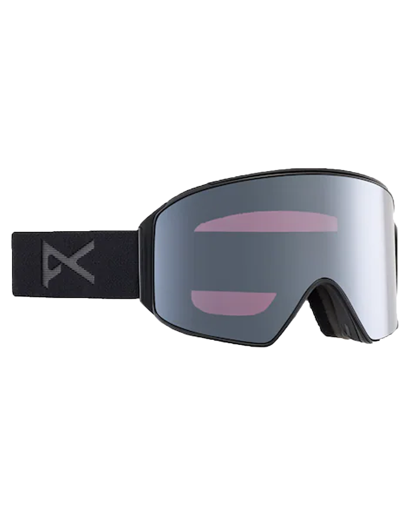 Anon M4 Cylindrical Low Bridge Snow Goggles + Bonus Lens + Mfi® Face Mask - Smoke/Perceive Sunny Onyx Lens Snow Goggles - Trojan Wake Ski Snow