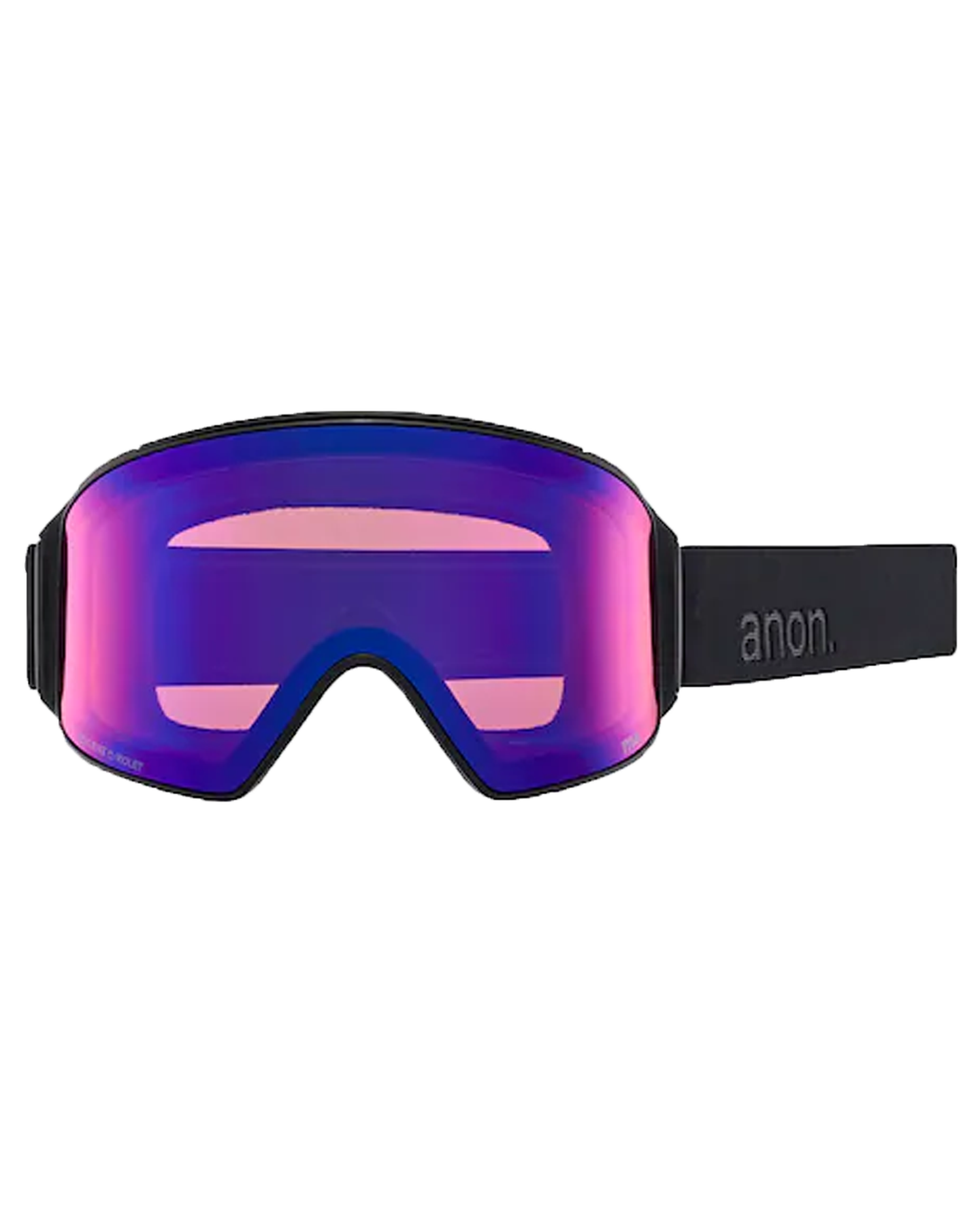 Anon M4 Cylindrical Low Bridge Snow Goggles + Bonus Lens + Mfi® Face Mask - Smoke/Perceive Sunny Onyx Lens Snow Goggles - Trojan Wake Ski Snow