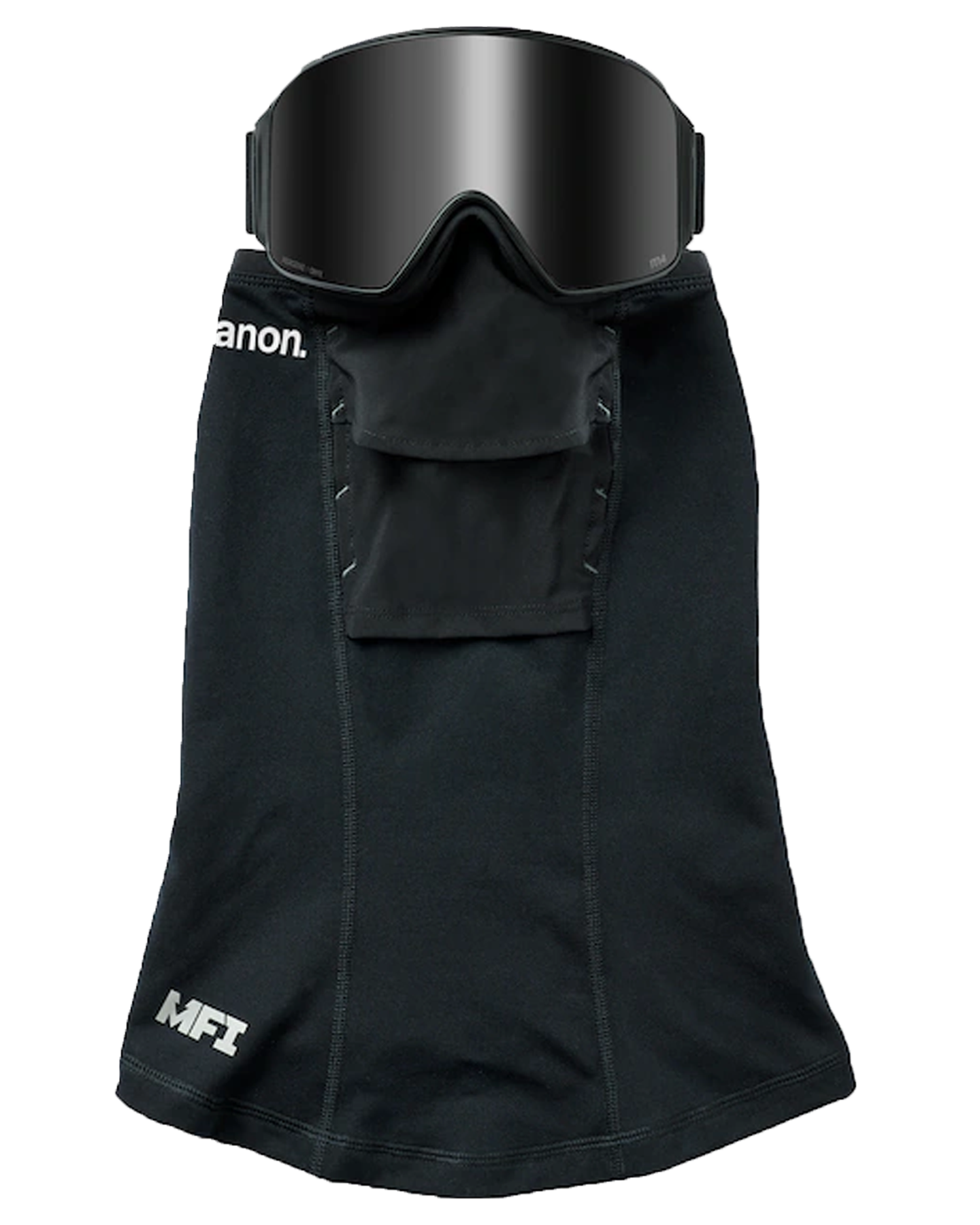 Anon M4 Cylindrical Low Bridge Snow Goggles + Bonus Lens + Mfi® Face Mask - Smoke/Perceive Sunny Onyx Lens Snow Goggles - Trojan Wake Ski Snow