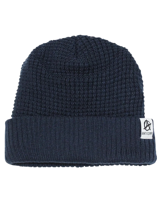 Anticorp Grid Lined Beanie - Navy Beanies - Trojan Wake Ski Snow