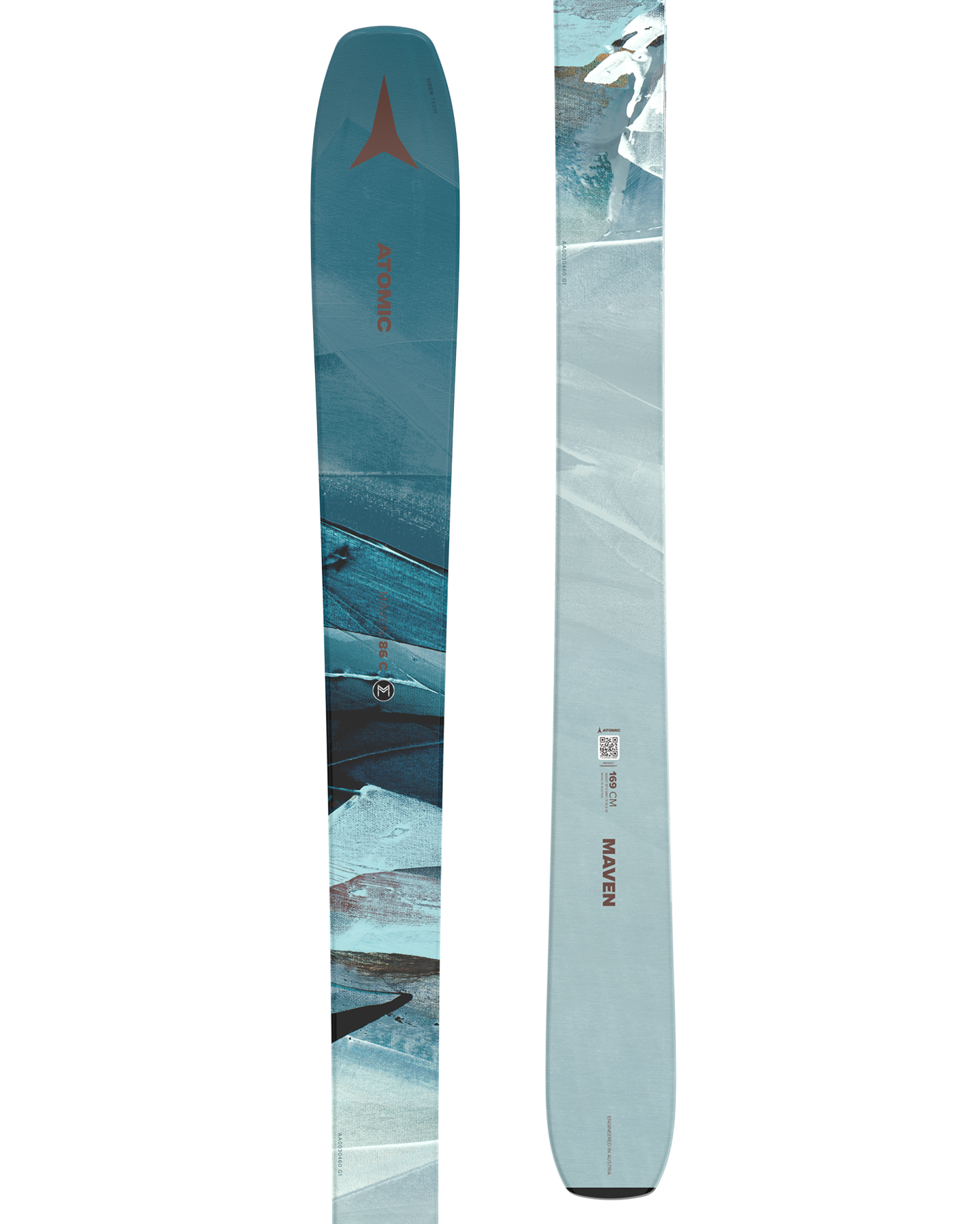 Atomic Maven 86 C Women's Snow Skis - Blue - 2025 Snow Skis - Trojan Wake Ski Snow