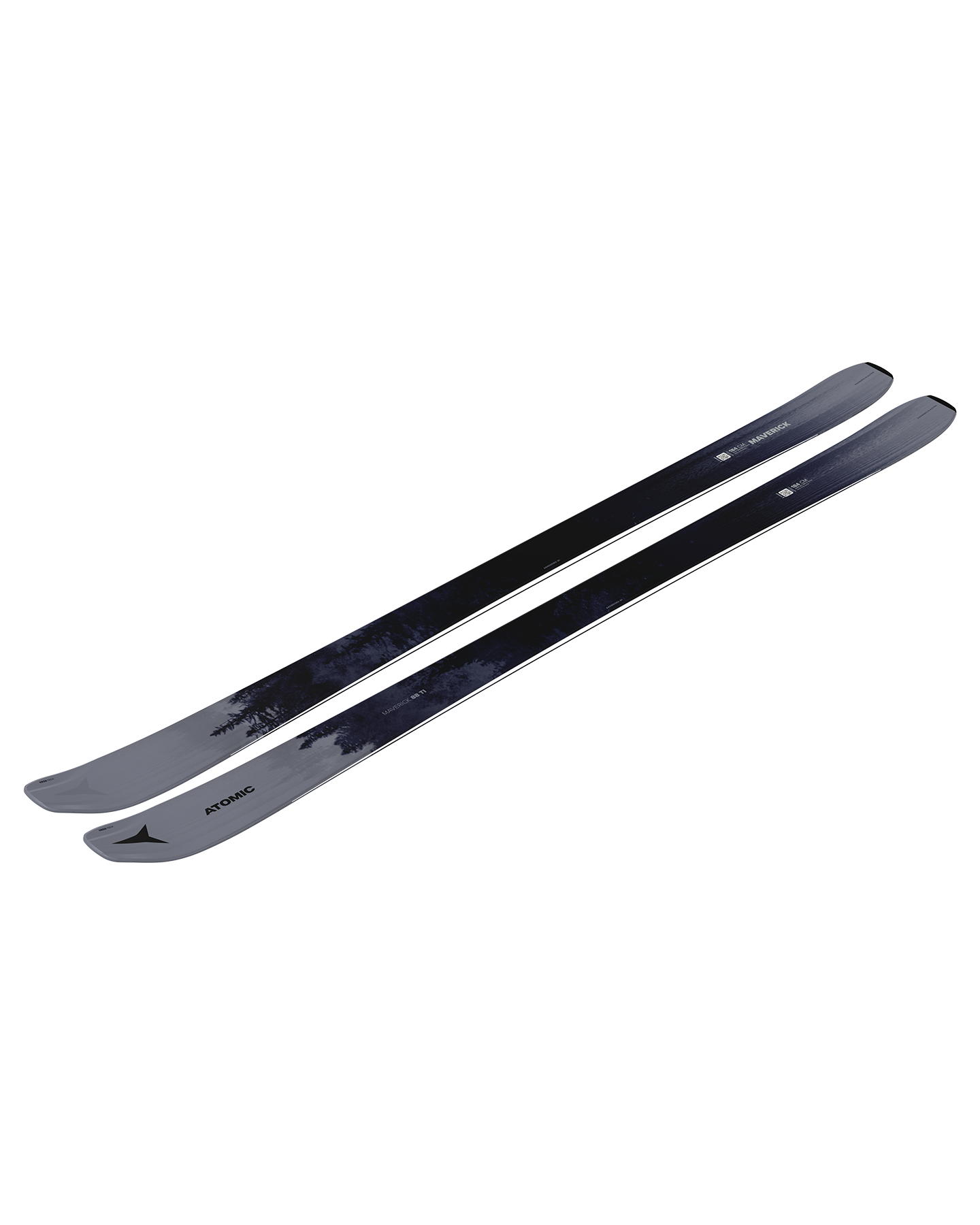 Atomic Maverick 88 Ti Snow Skis - Silver/Black - 2025 Snow Skis - Trojan Wake Ski Snow