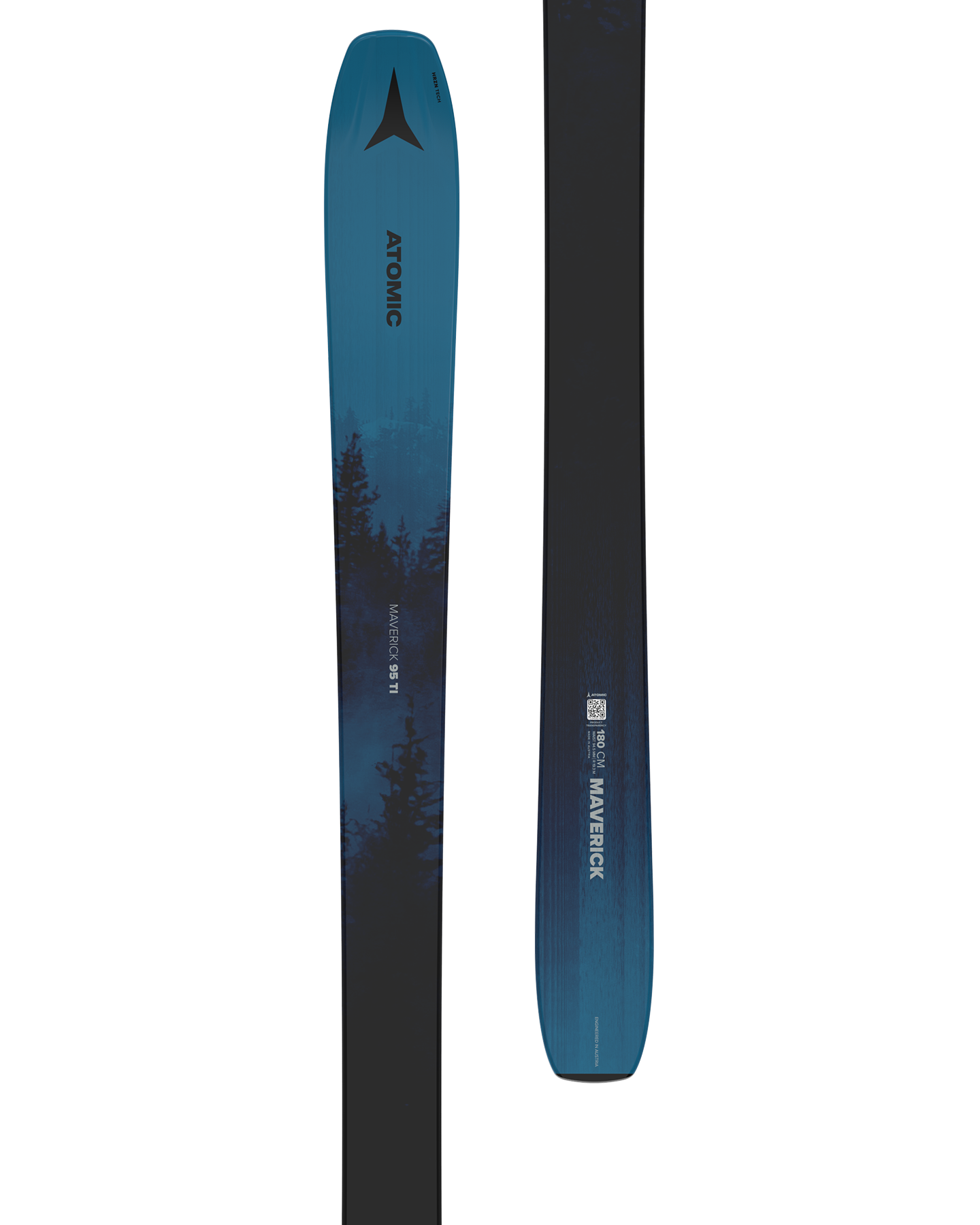 Atomic Maverick 95 Ti Snow Skis - Blue/Black - 2025 Snow Skis - Trojan Wake Ski Snow