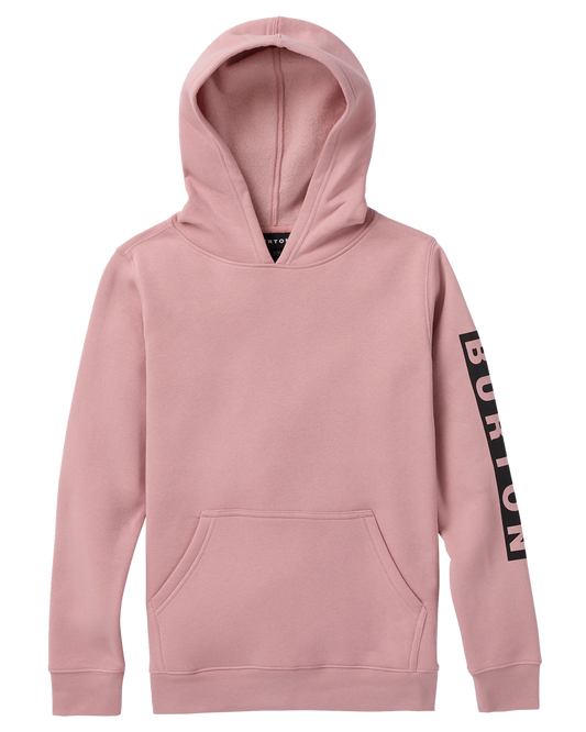 Burton Kids' Elite Pullover Hoodie - Powder Blush Hoodies & Sweatshirts - Trojan Wake Ski Snow