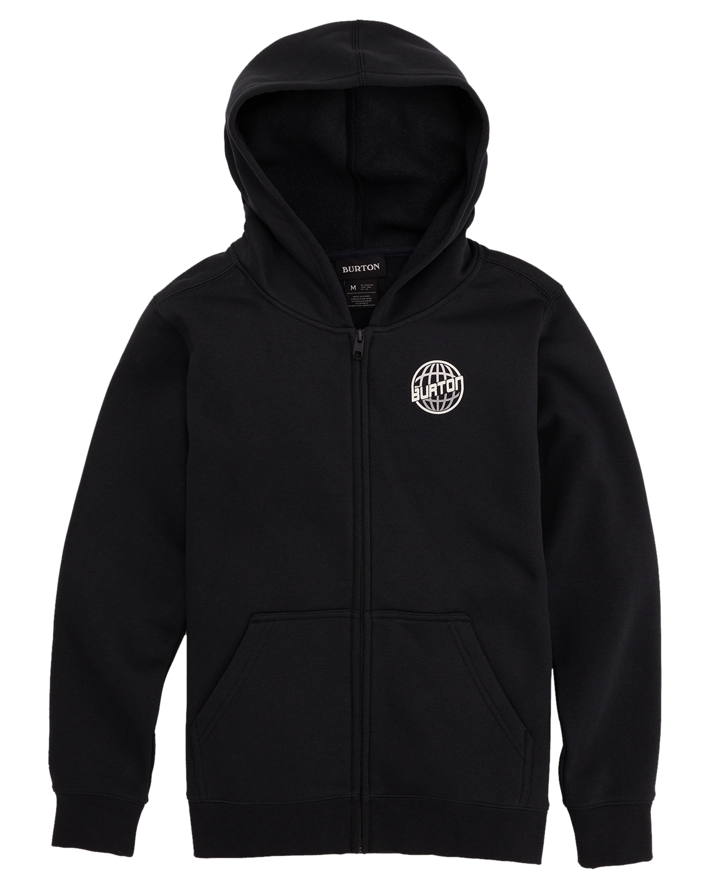 Burton Kids' Westdale Full-Zip Hoodie - True Black Hoodies & Sweatshirts - Trojan Wake Ski Snow