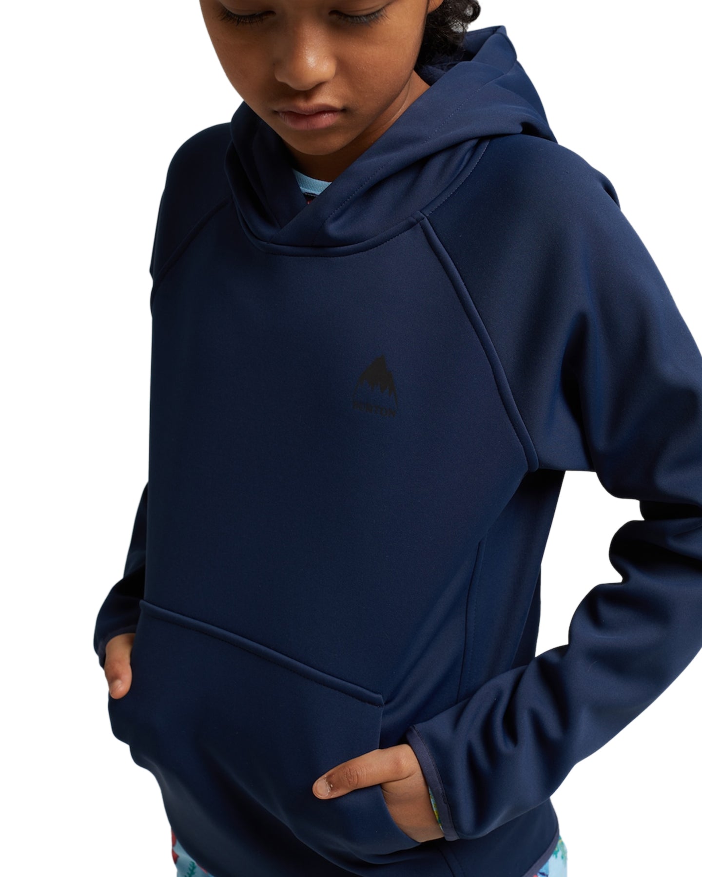 Burton Kids' Crown Weatherproof Pullover Fleece - Dress Blue Hoodies & Sweatshirts - Trojan Wake Ski Snow