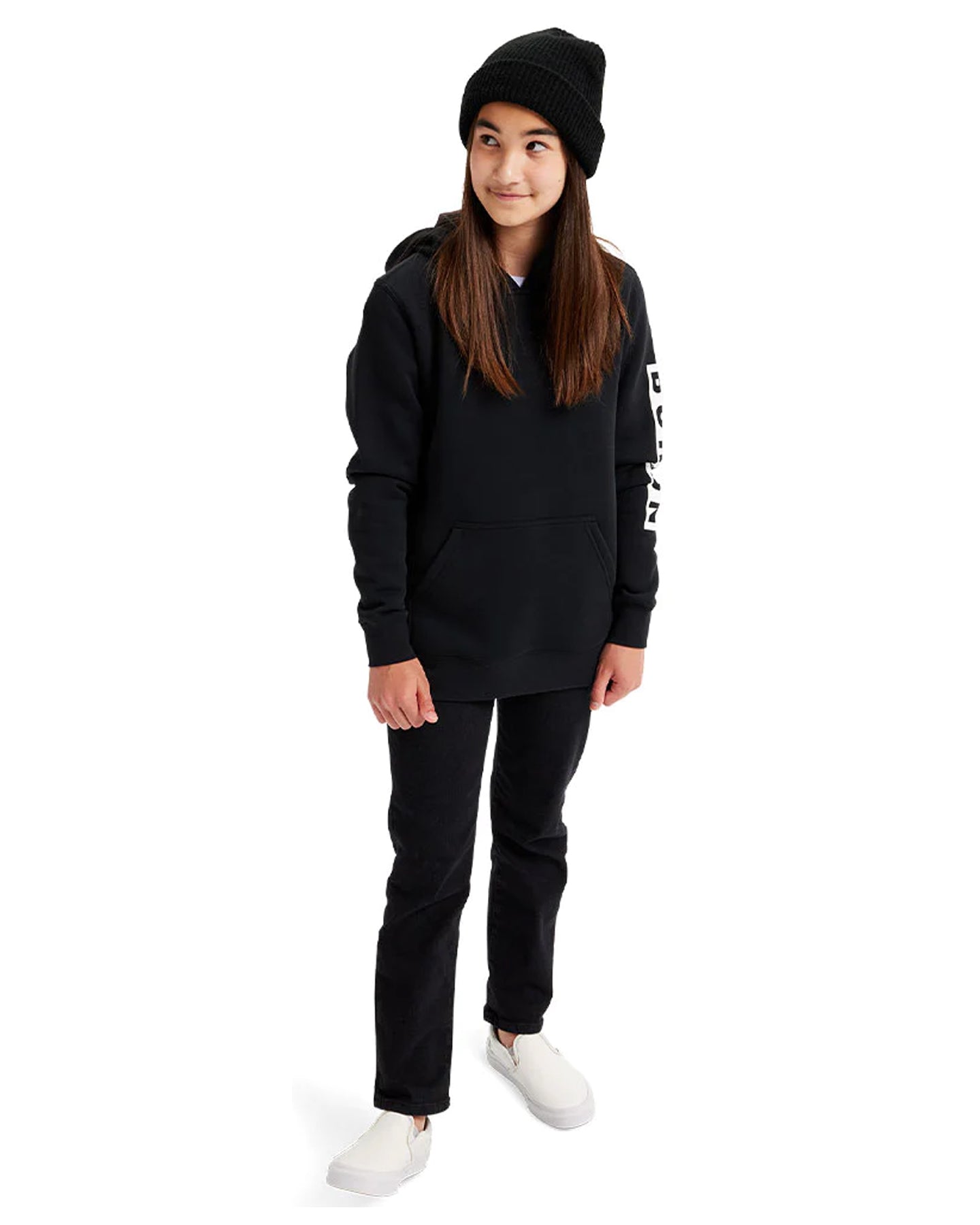 Burton Kids' Elite Pullover Hoodie - True Black Hoodies & Sweatshirts - Trojan Wake Ski Snow