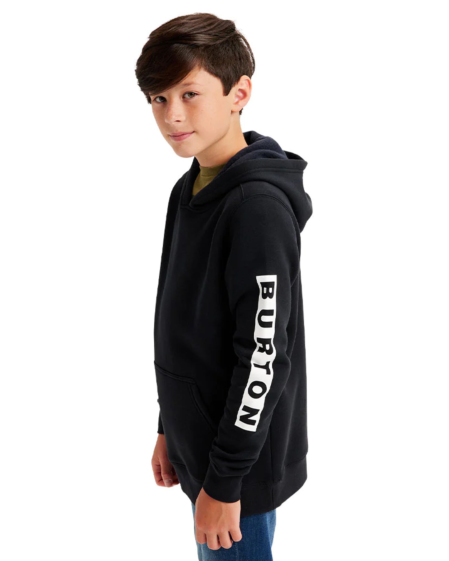 Burton Kids' Elite Pullover Hoodie - True Black Hoodies & Sweatshirts - Trojan Wake Ski Snow