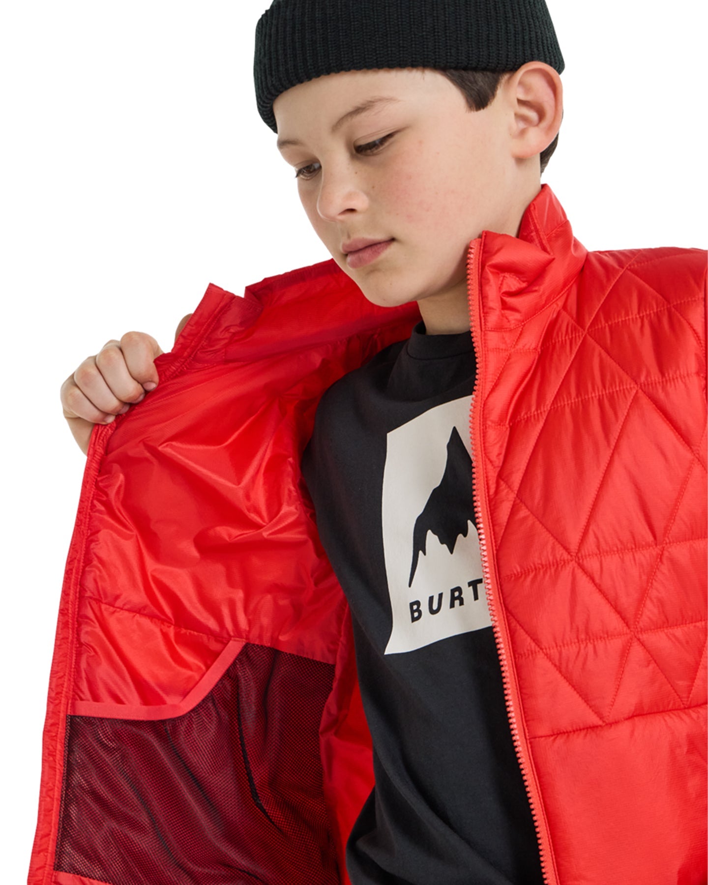 Burton Kids' Versatile Heat Insulated Jacket - Tomato Jackets - Trojan Wake Ski Snow