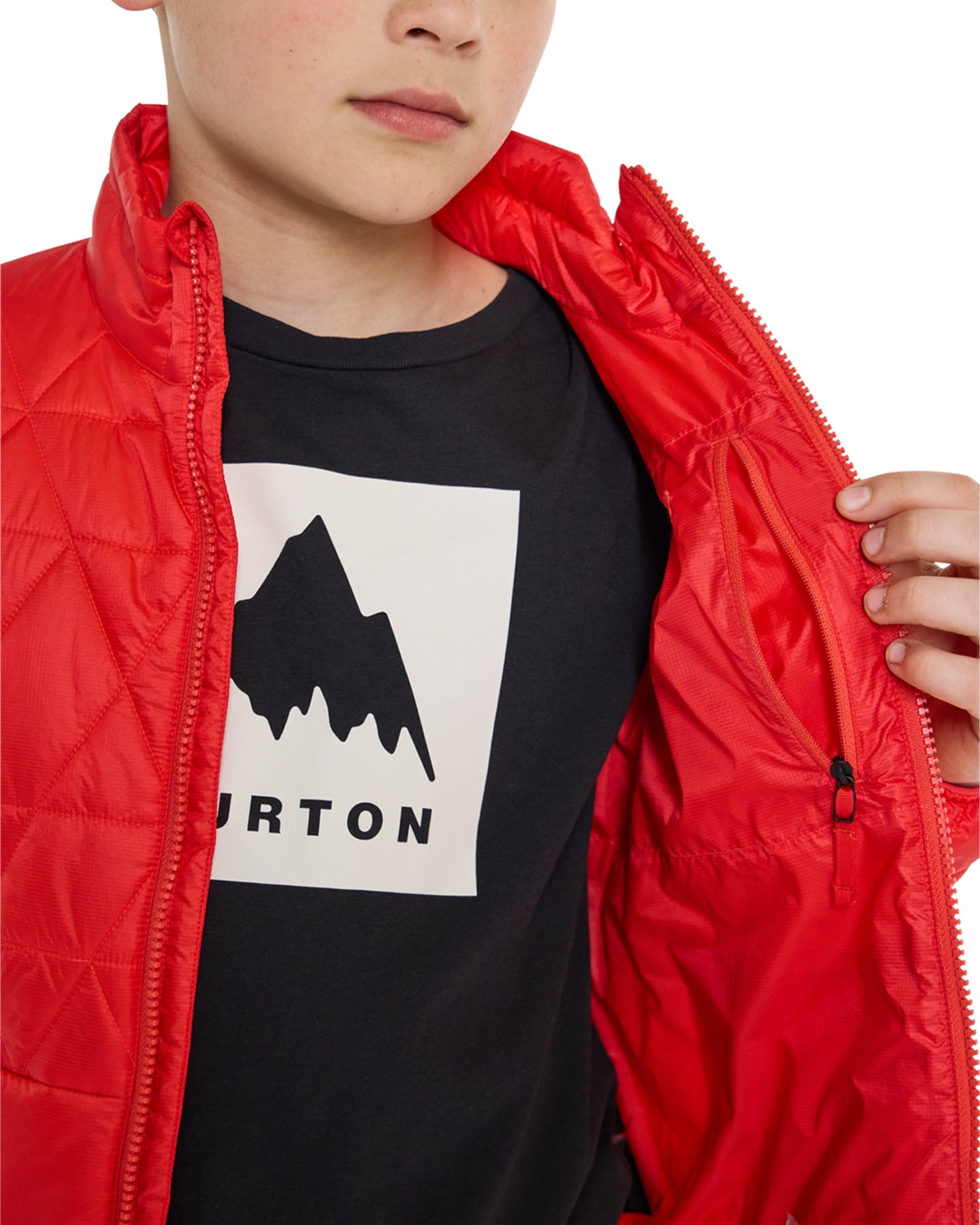 Burton Kids' Versatile Heat Insulated Jacket - Tomato Jackets - Trojan Wake Ski Snow