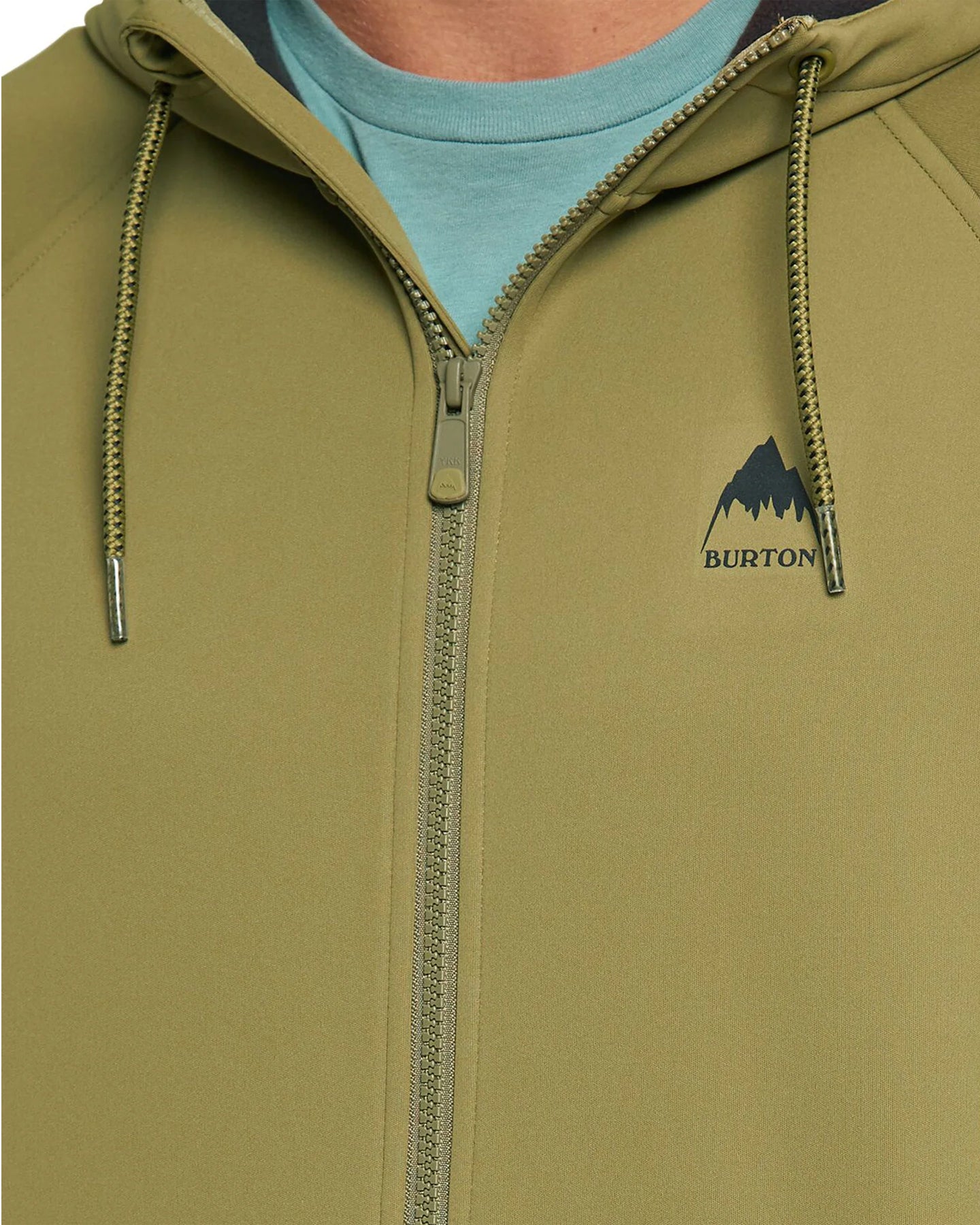 Burton Men's Crown Weatherproof Full-Zip Fleece - Martini Olive Hoodies & Sweatshirts - Trojan Wake Ski Snow