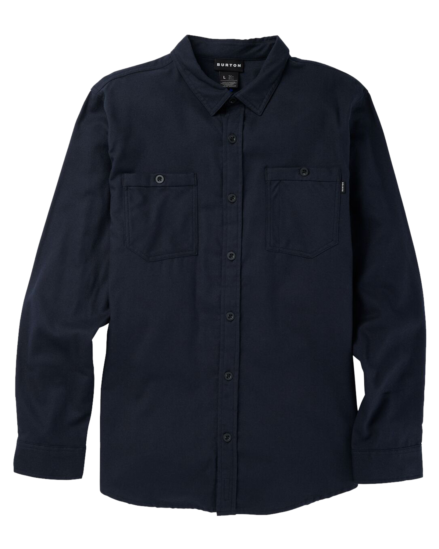 Burton Men's Favorite Long Sleeve Flannel - True Black Shirts & Tops - Trojan Wake Ski Snow