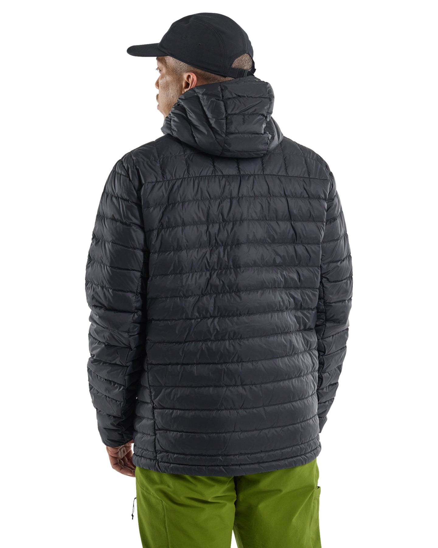 Burton Men's Mid-Heat Hooded Down Jacket - True Black Jackets - Trojan Wake Ski Snow