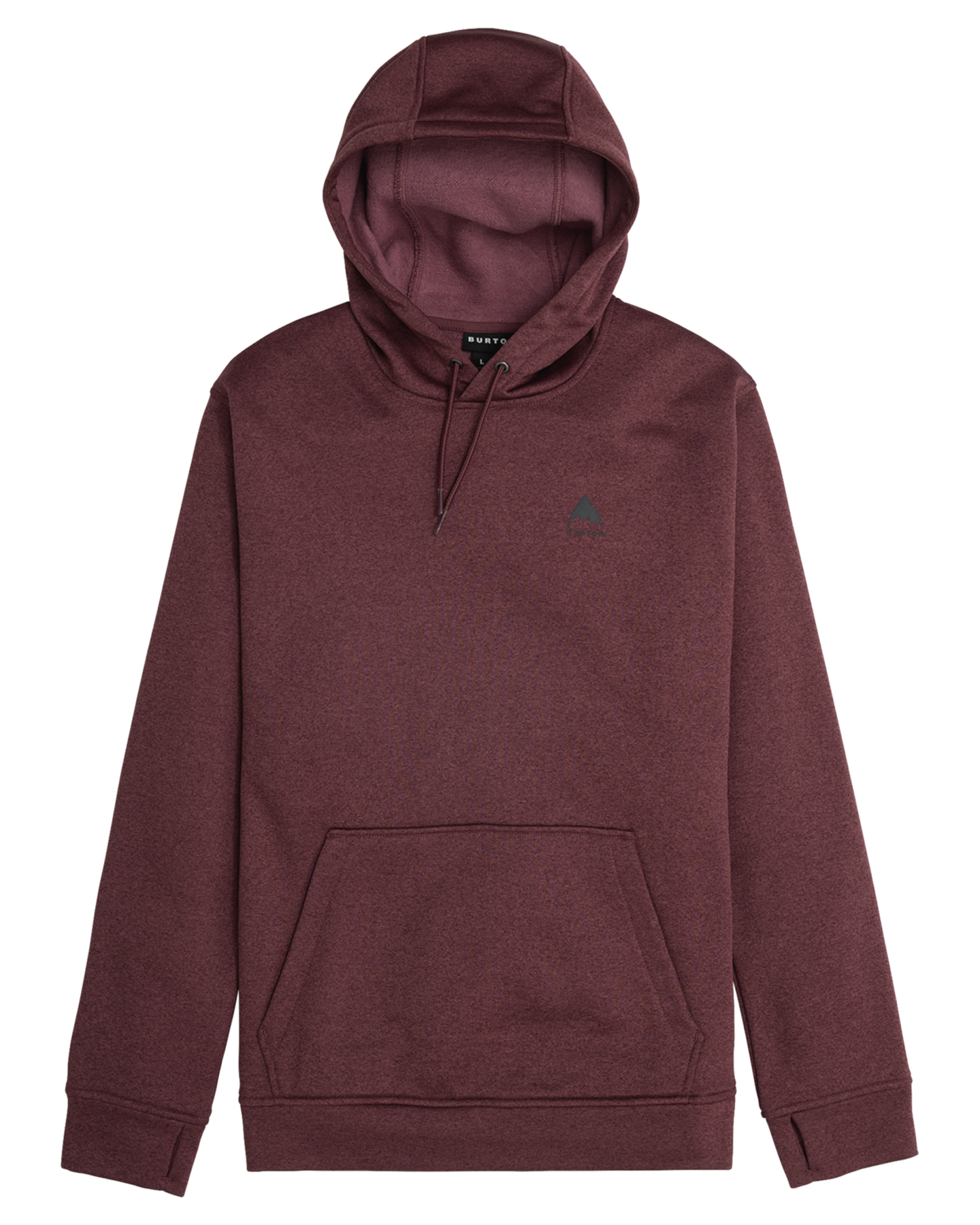 Burton Men's Oak Pullover Hoodie - Almandine Heather Hoodies & Sweatshirts - Trojan Wake Ski Snow