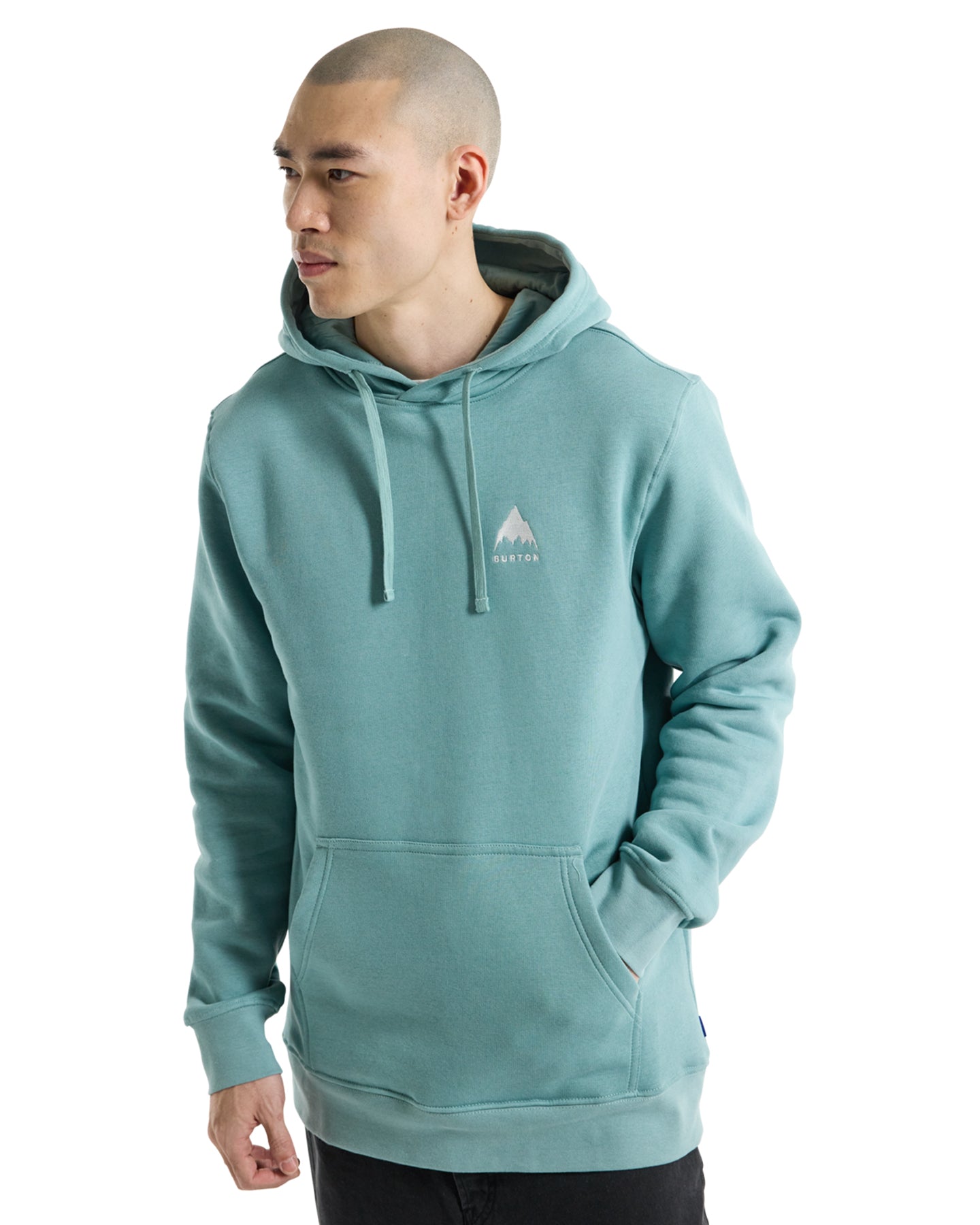 Burton Mountain Pullover Hoodie - Rock Lichen Hoodies & Sweatshirts - Trojan Wake Ski Snow