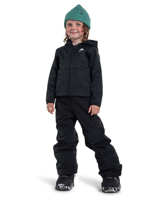 Burton Toddlers' Crown Weatherproof Full-Zip Fleece - True Black Hoodies & Sweatshirts - Trojan Wake Ski Snow