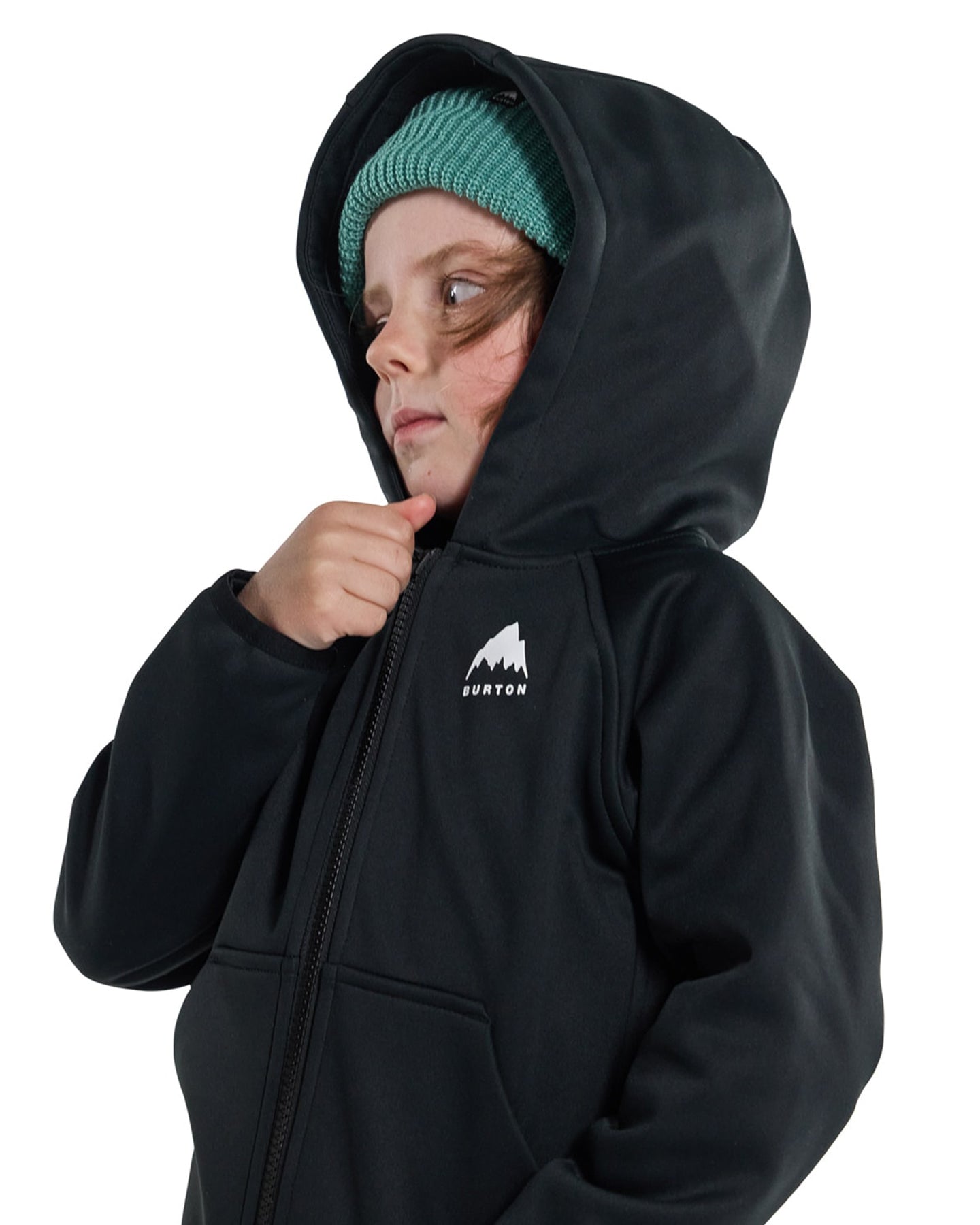 Burton Toddlers' Crown Weatherproof Full-Zip Fleece - True Black Hoodies & Sweatshirts - Trojan Wake Ski Snow