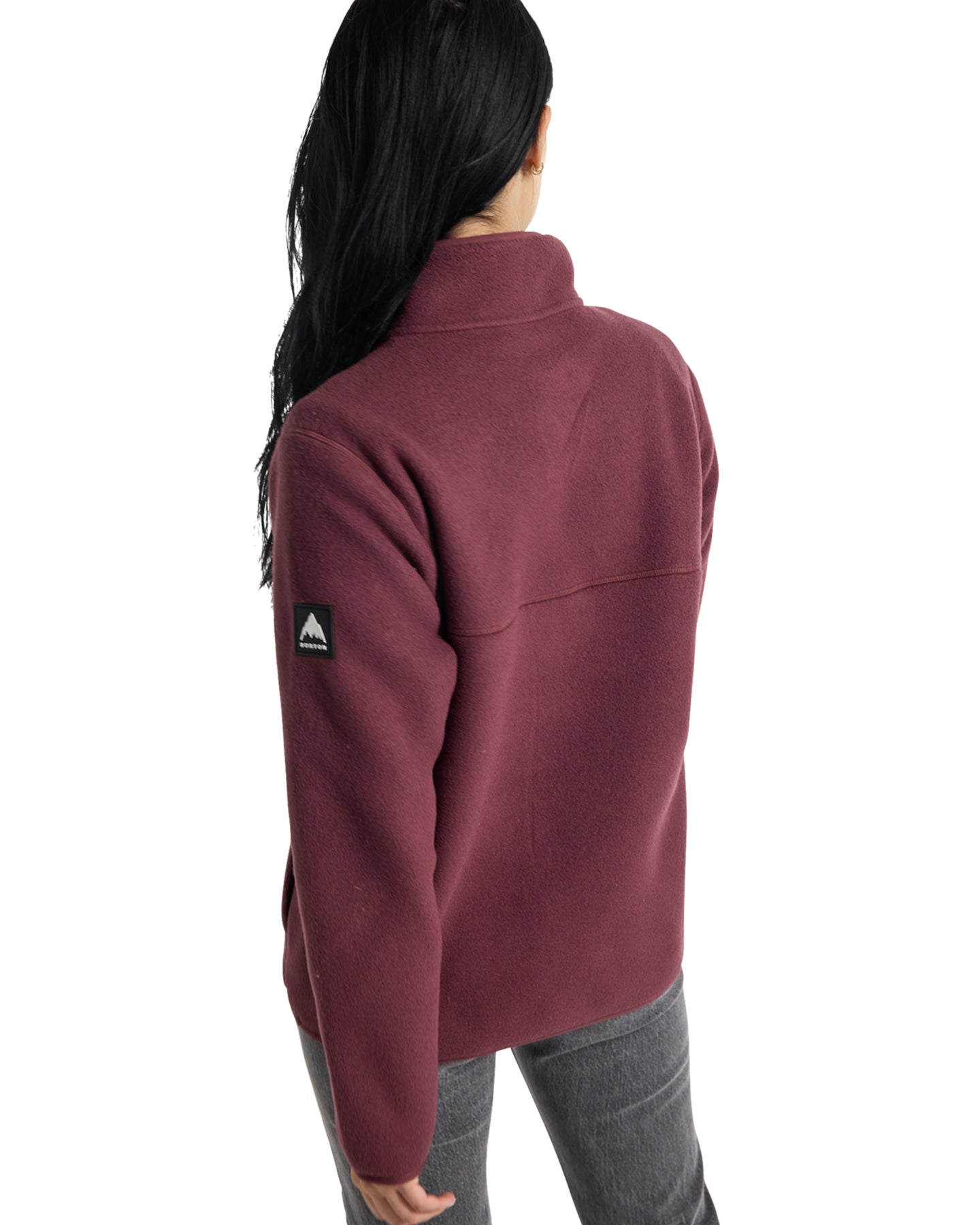 Burton Women's Cinder Fleece Pullover - Almandine Hoodies & Sweatshirts - Trojan Wake Ski Snow