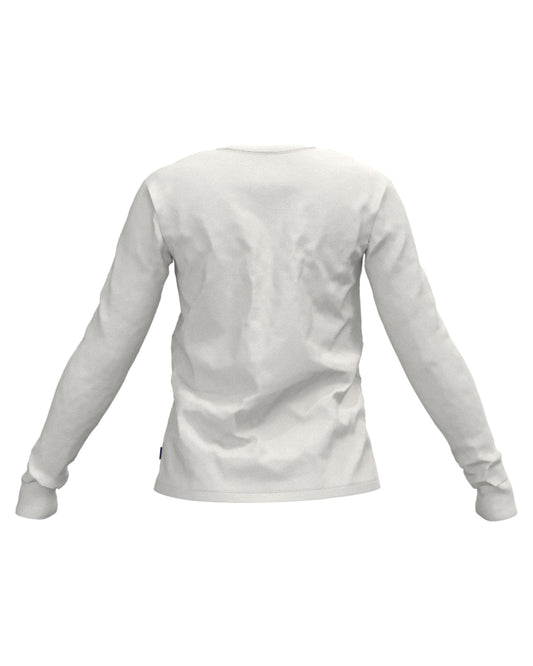 Burton Women's Classic Long Sleeve T-Shirt - Stout White Shirts & Tops - Trojan Wake Ski Snow