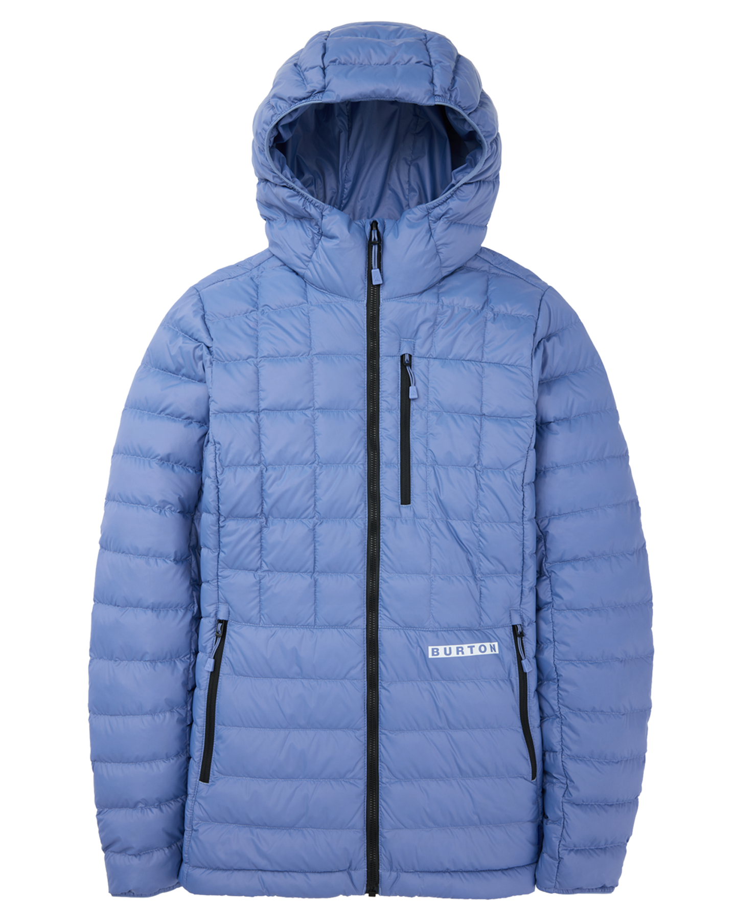 Burton Women's Mid-Heat Hooded Down Insulated Jacket - Slate Blue Jackets - Trojan Wake Ski Snow