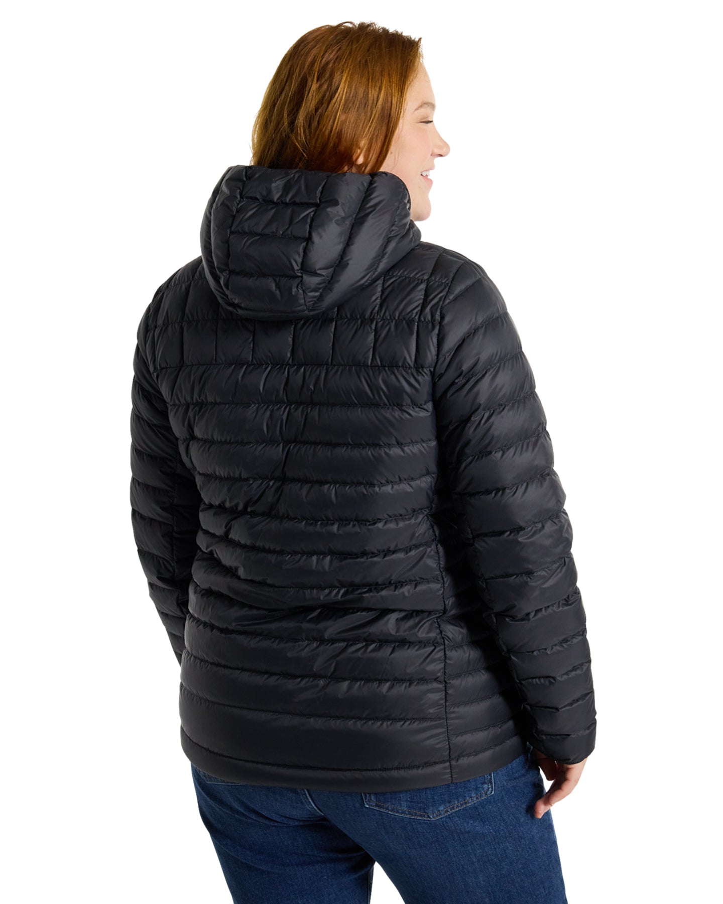 Burton Women's Mid-Heat Hooded Down Insulated Jacket - True Black Jackets - Trojan Wake Ski Snow