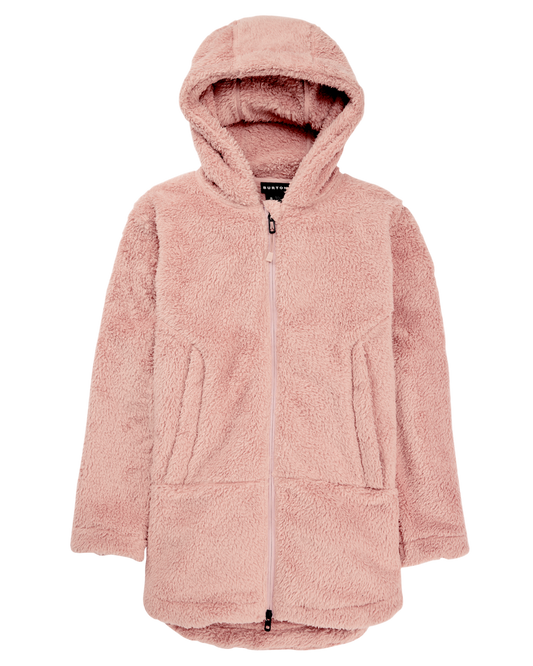 Burton Women's Minxy Hi-Loft Fleece Full-Zip - Powder Blush Jackets - Trojan Wake Ski Snow