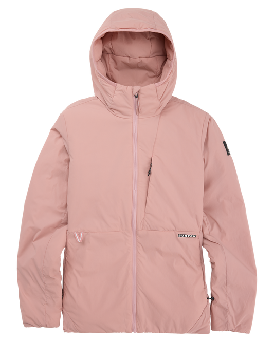 Burton Women's Multipath Hooded Insulated Jacket - Powder Blush Jackets - Trojan Wake Ski Snow