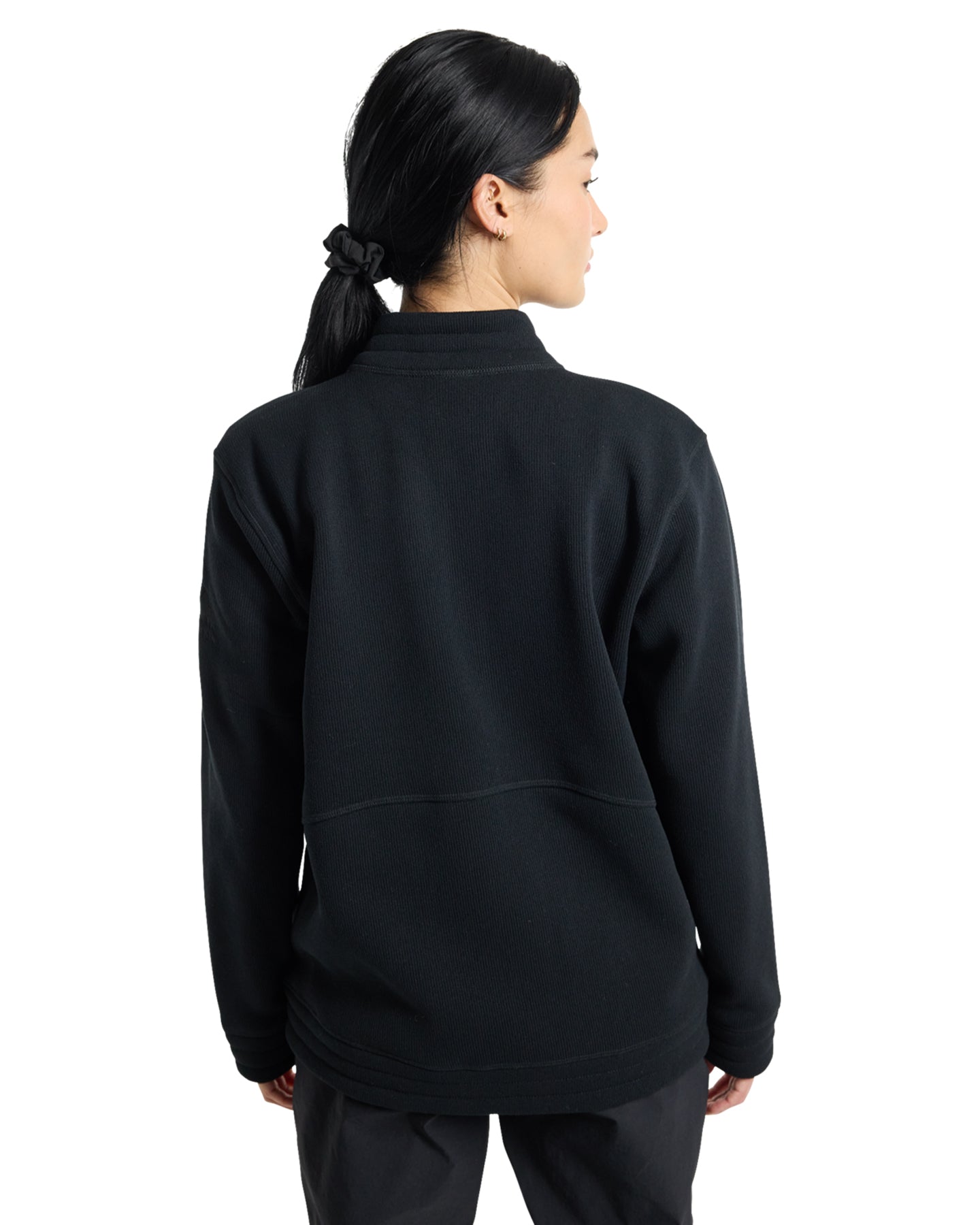 Burton Women's Runin Fleece Full-Zip - True Black Jackets - Trojan Wake Ski Snow