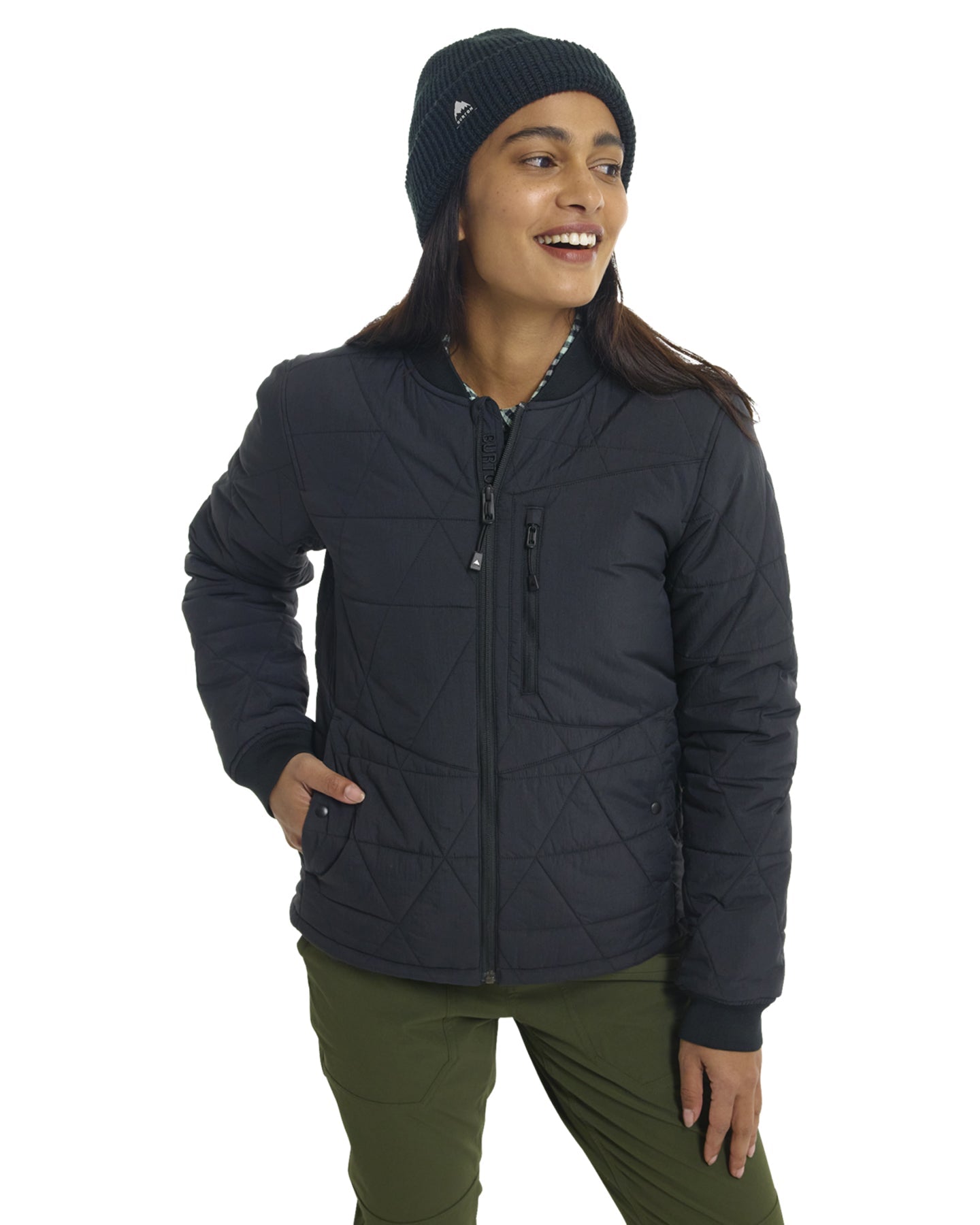 Burton Women's Versatile Heat Insulated Jacket - True Black Jackets - Trojan Wake Ski Snow