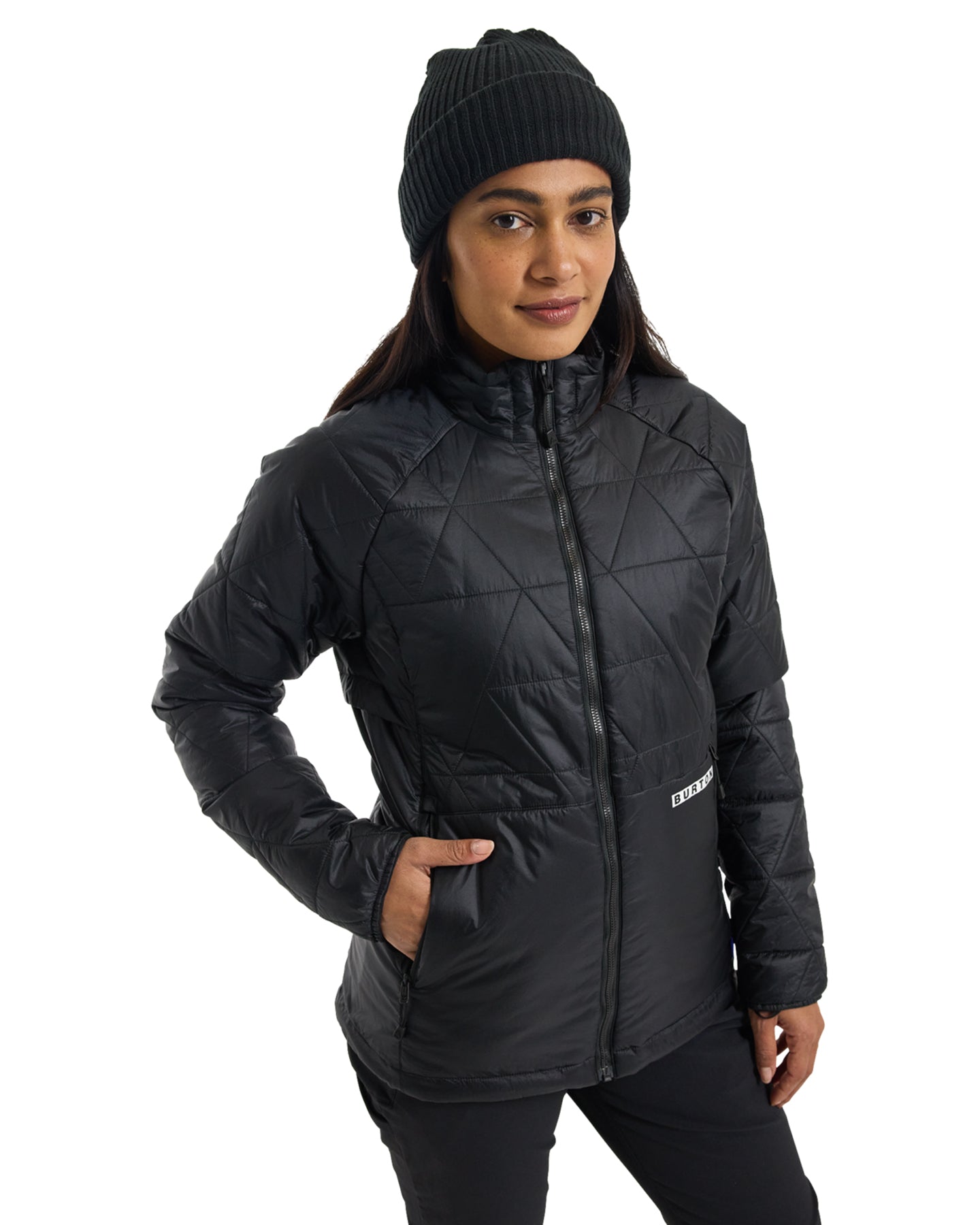 Burton Women's Versatile Heat Synthetic Down Jacket - True Black Jackets - Trojan Wake Ski Snow