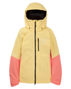 Burton Women's [ak]® Upshift Gore-Tex 2L Snow Jacket - Buttermilk/Reef Pink Snow Jackets - Trojan Wake Ski Snow